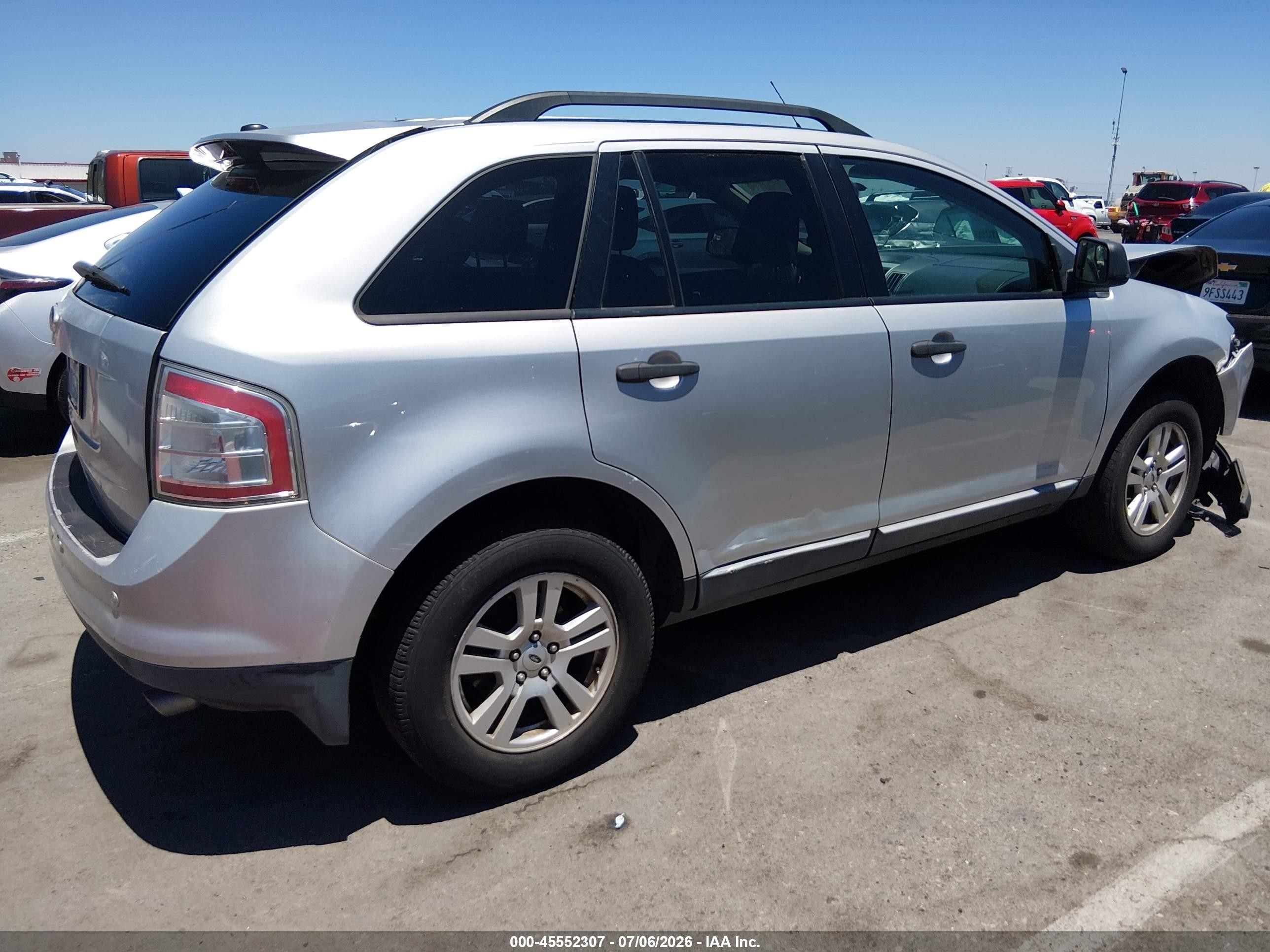 2010 Ford Edge Se Silver vin: 2FMDK3GC9ABB74867