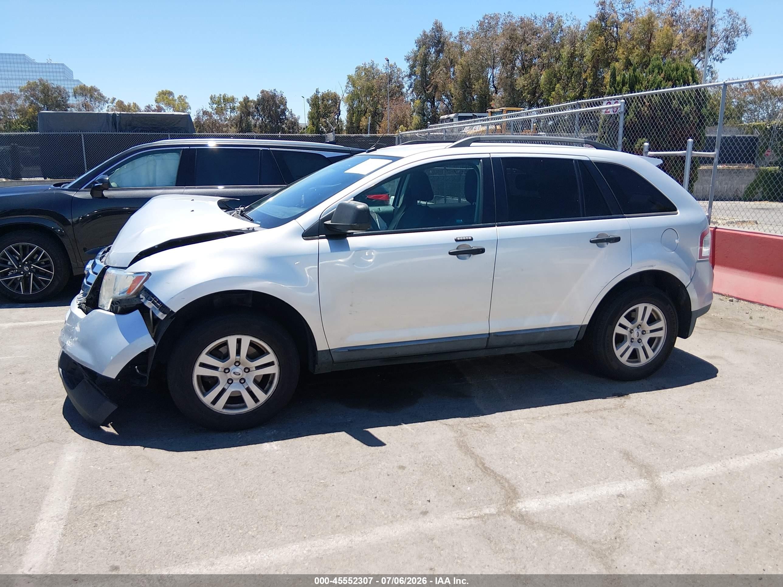 2010 Ford Edge Se Silver vin: 2FMDK3GC9ABB74867
