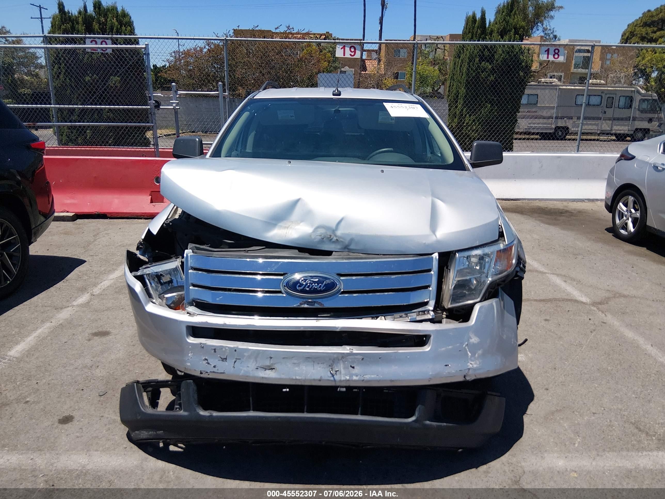 2010 Ford Edge Se Silver vin: 2FMDK3GC9ABB74867