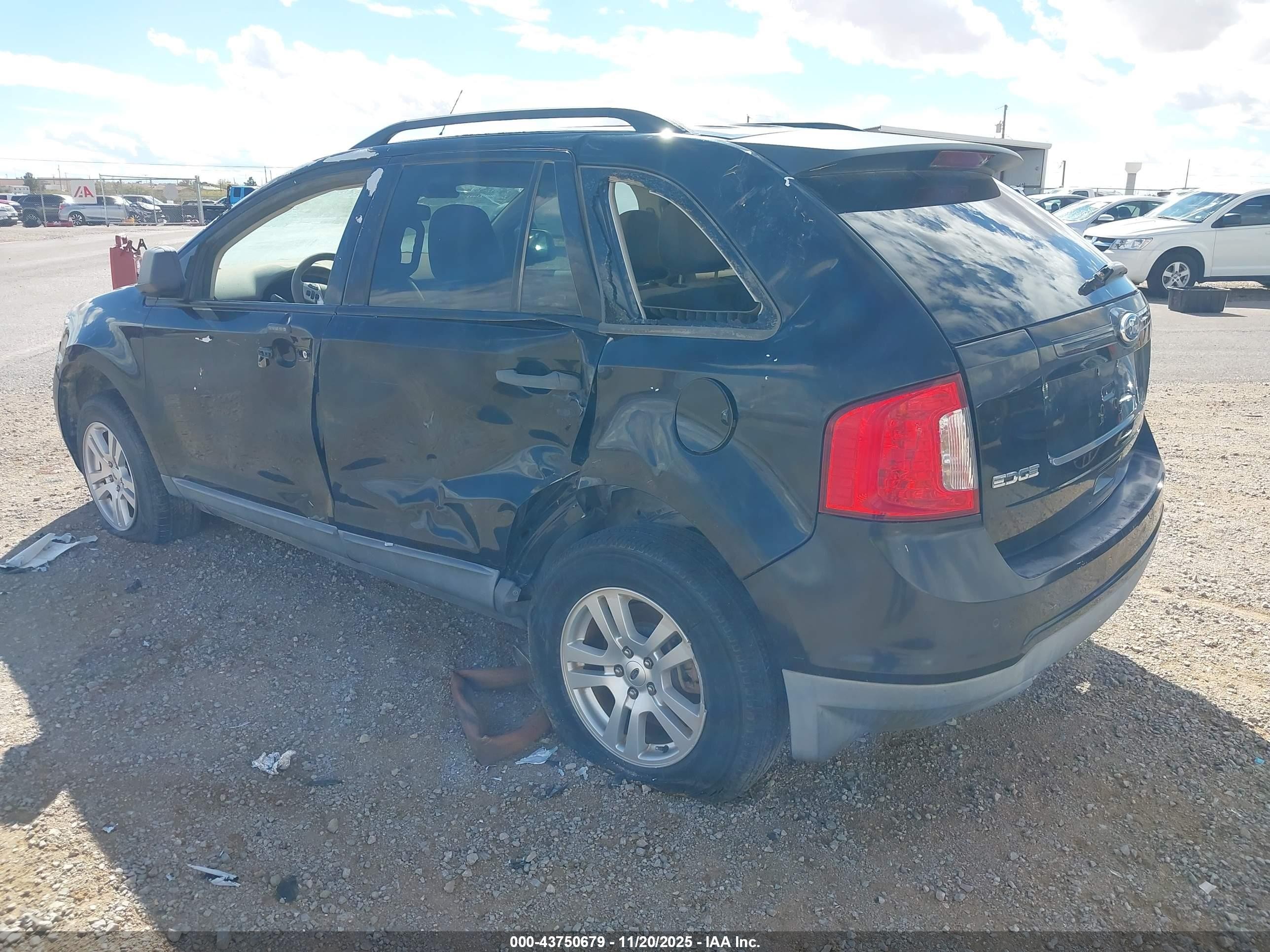 2011 Ford Edge Se Black vin: 2FMDK3GC9BBA12206