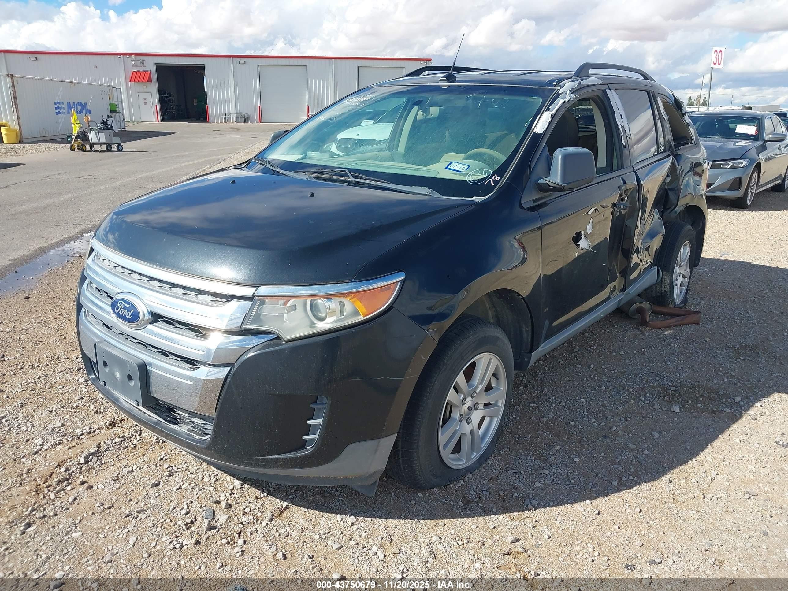 2011 Ford Edge Se Black vin: 2FMDK3GC9BBA12206