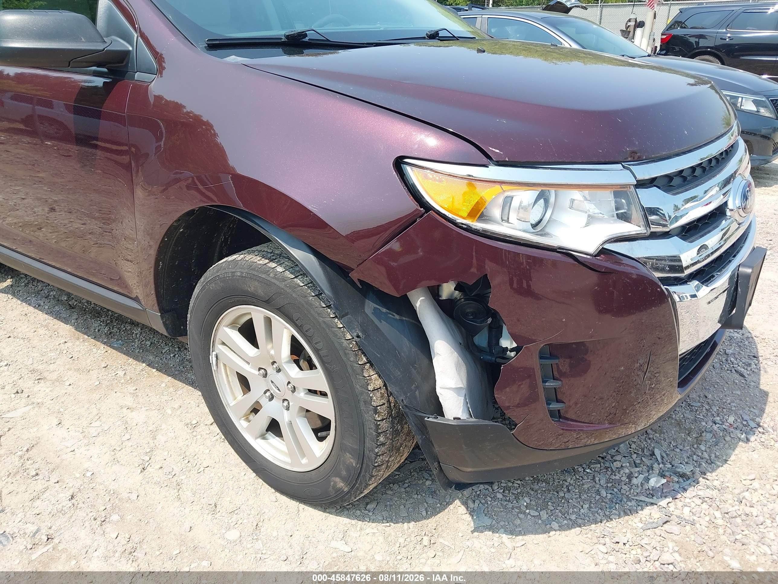 2011 Ford Edge Se Burgundy vin: 2FMDK3GC9BBA69411