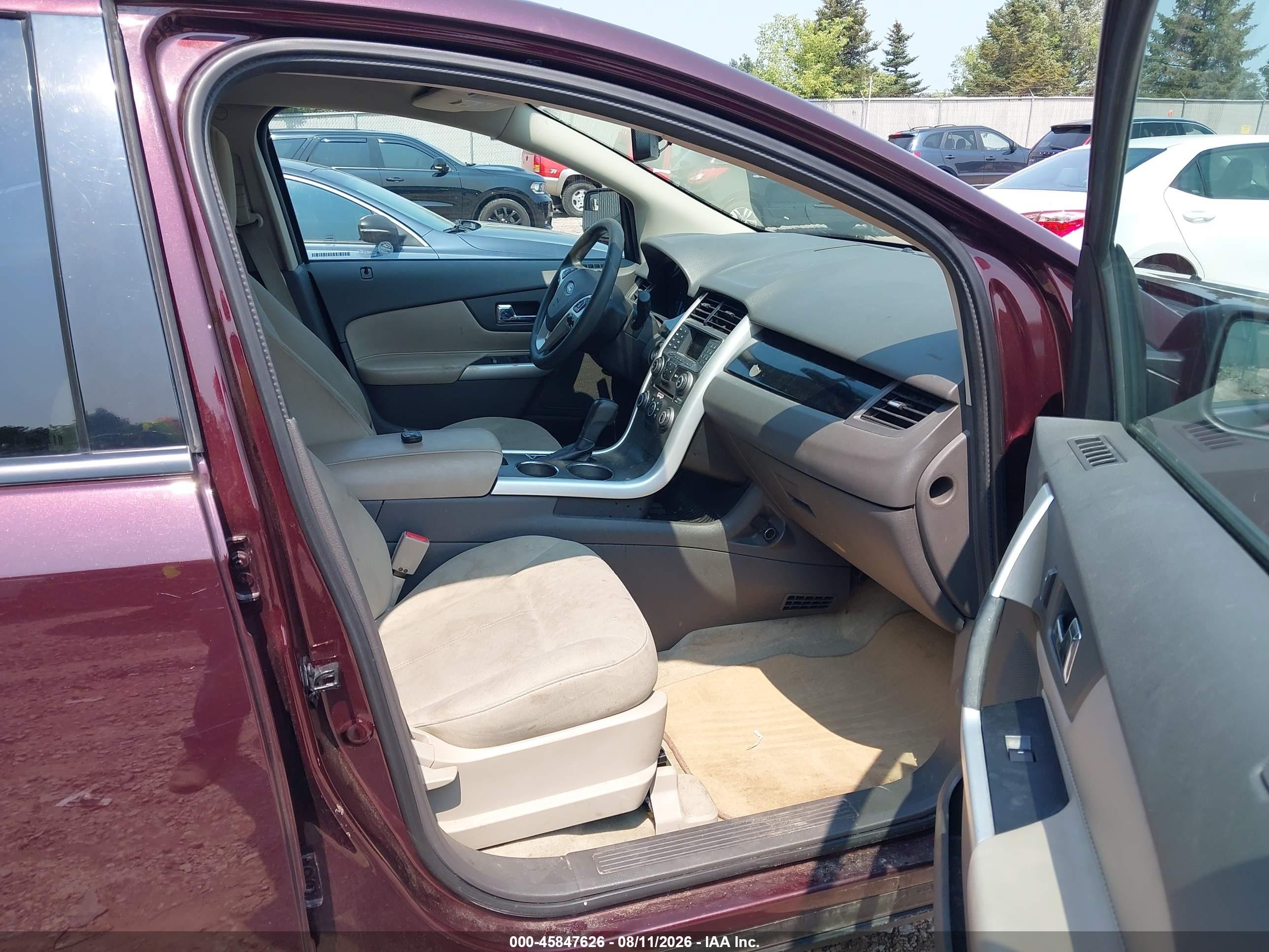 2011 Ford Edge Se Burgundy vin: 2FMDK3GC9BBA69411