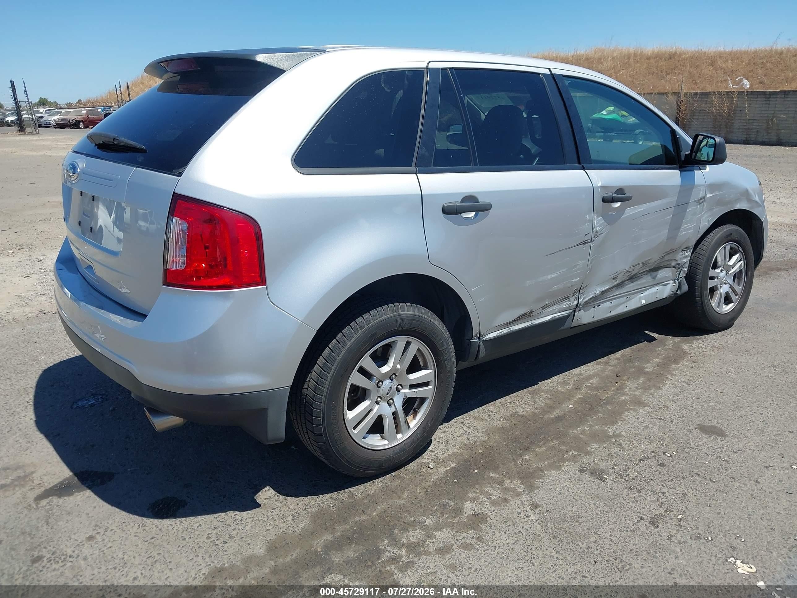 2011 Ford Edge Se Silver vin: 2FMDK3GC9BBA76052