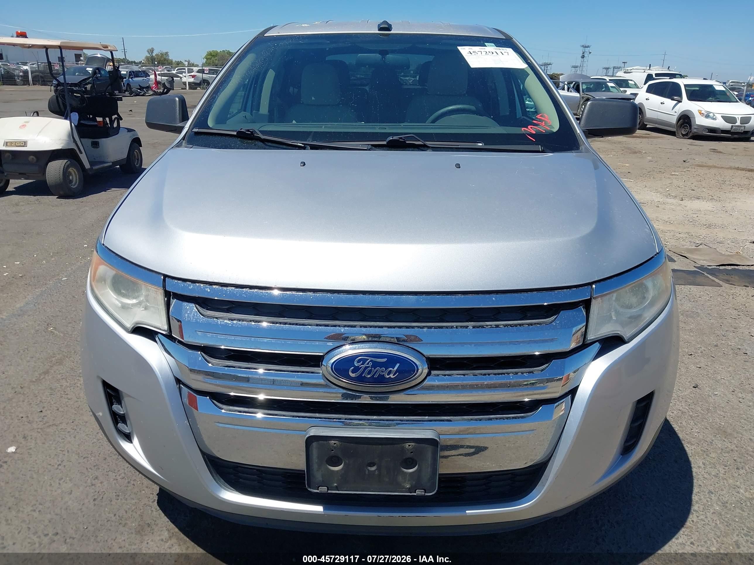 2011 Ford Edge Se Silver vin: 2FMDK3GC9BBA76052