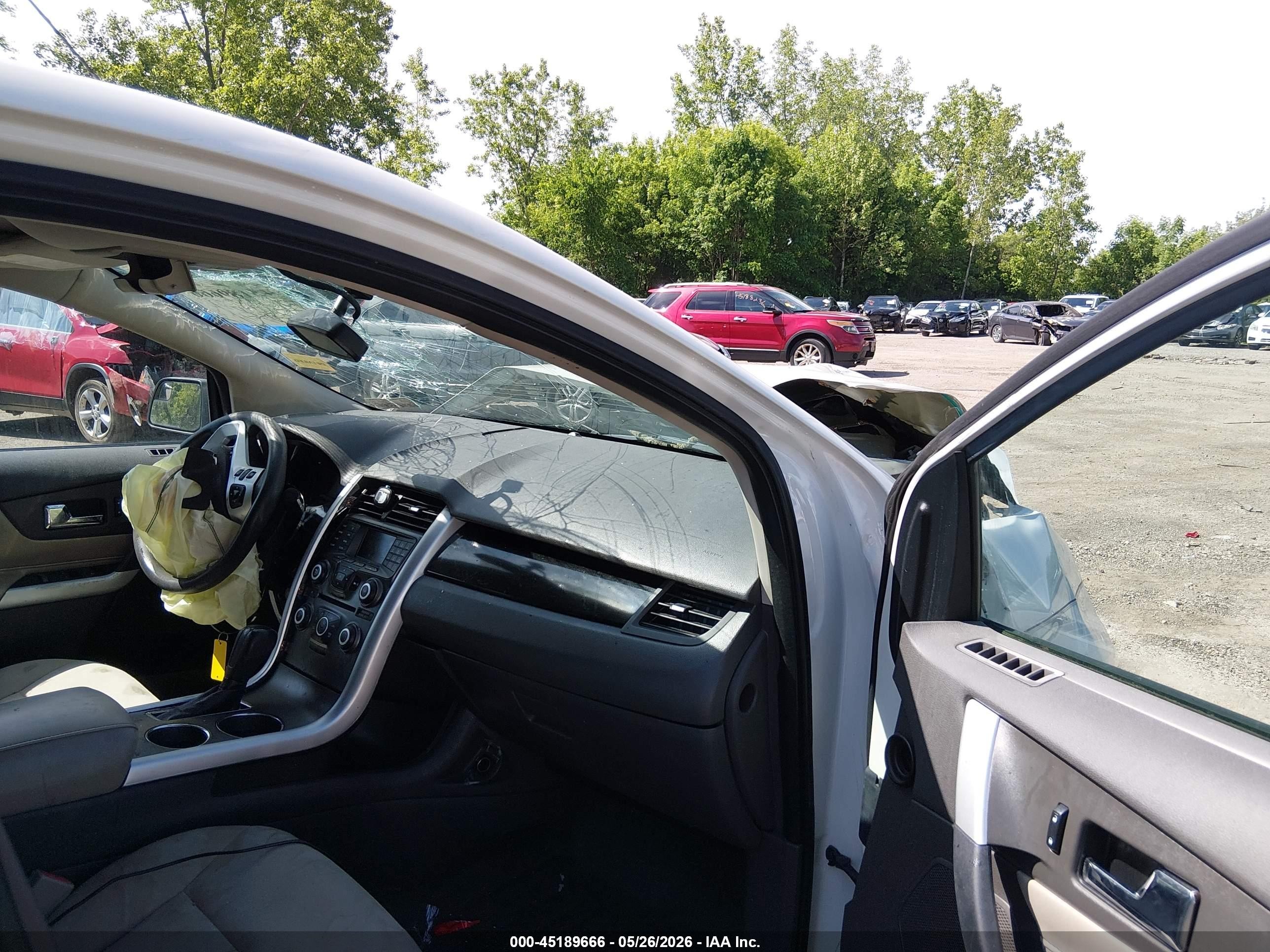 2012 Ford Edge Se White vin: 2FMDK3GC9CBA32991