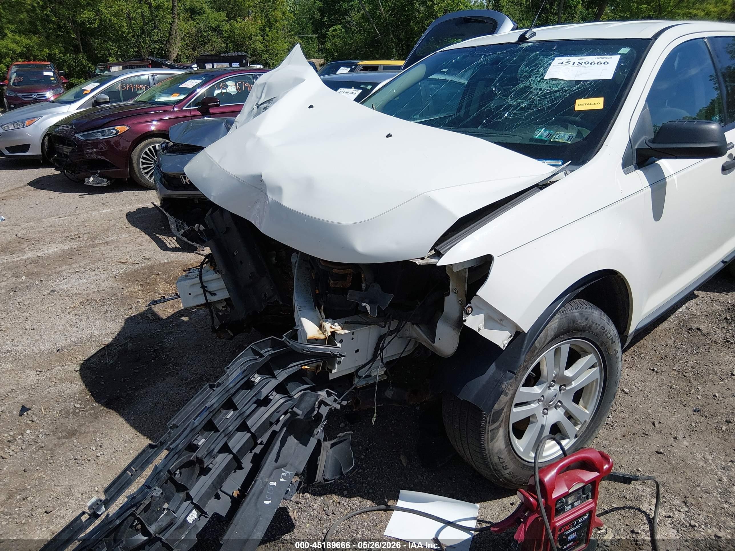 2012 Ford Edge Se White vin: 2FMDK3GC9CBA32991