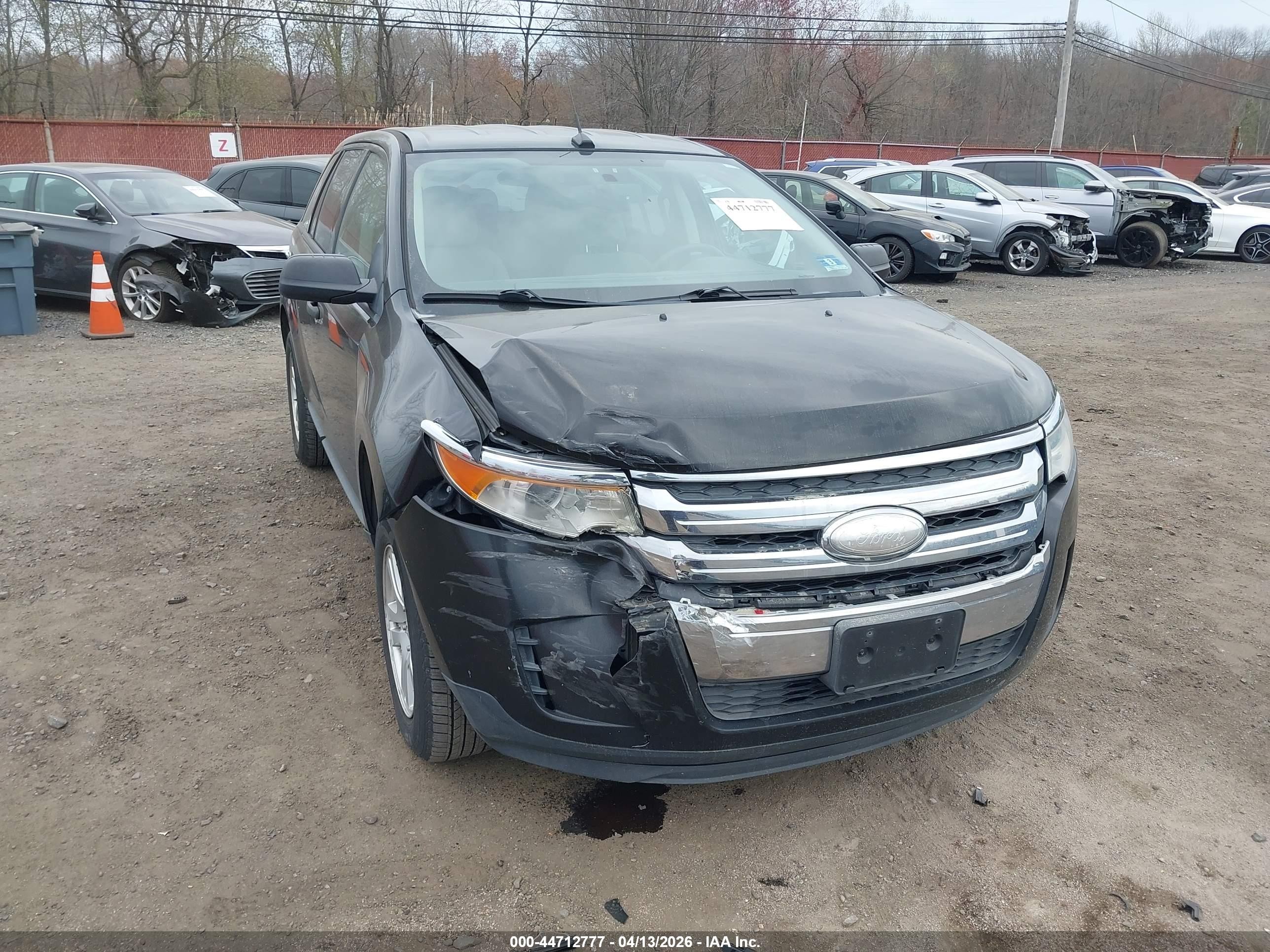 2013 Ford Edge Se Black vin: 2FMDK3GC9DBA12936