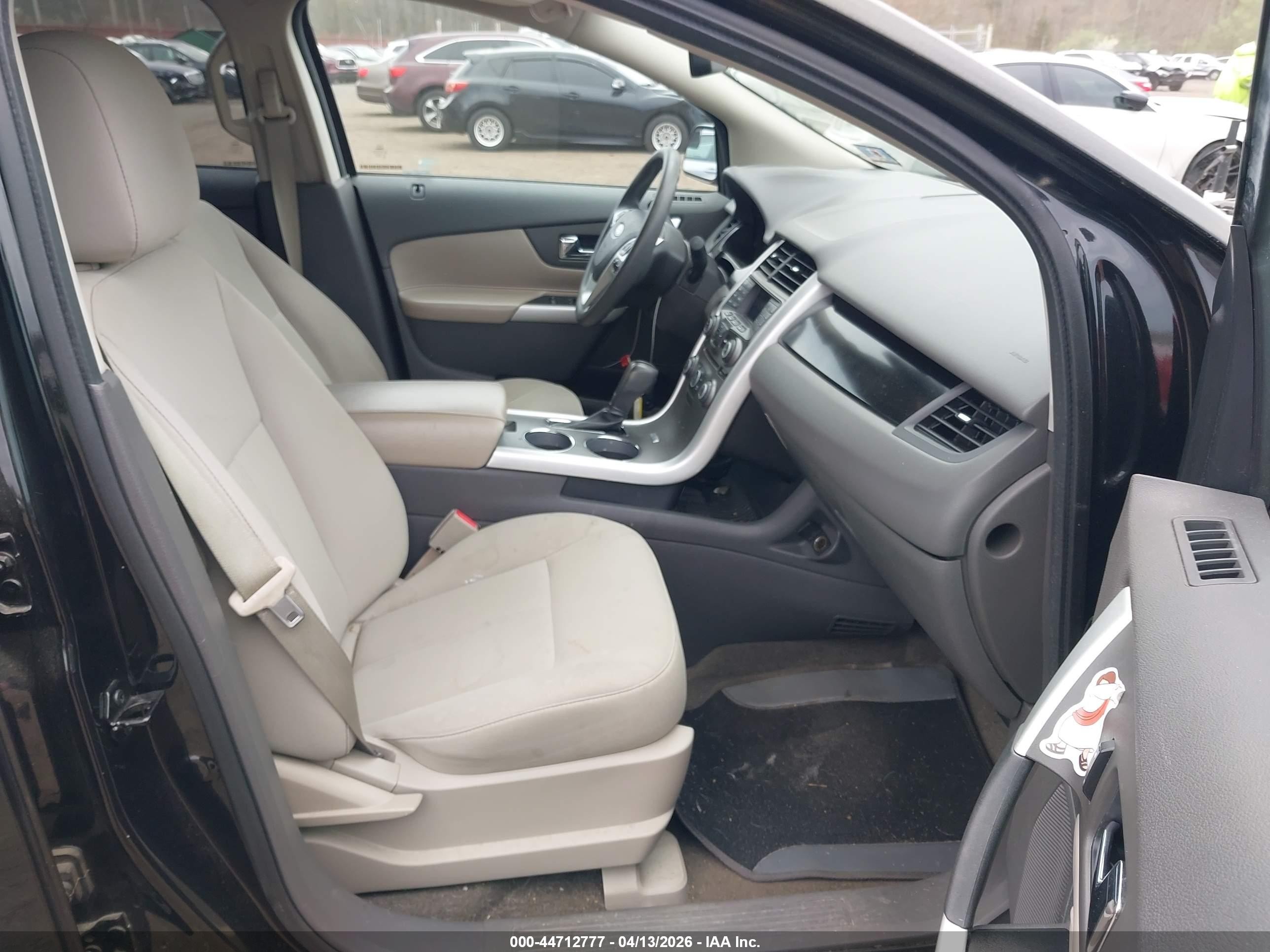 2013 Ford Edge Se Black vin: 2FMDK3GC9DBA12936