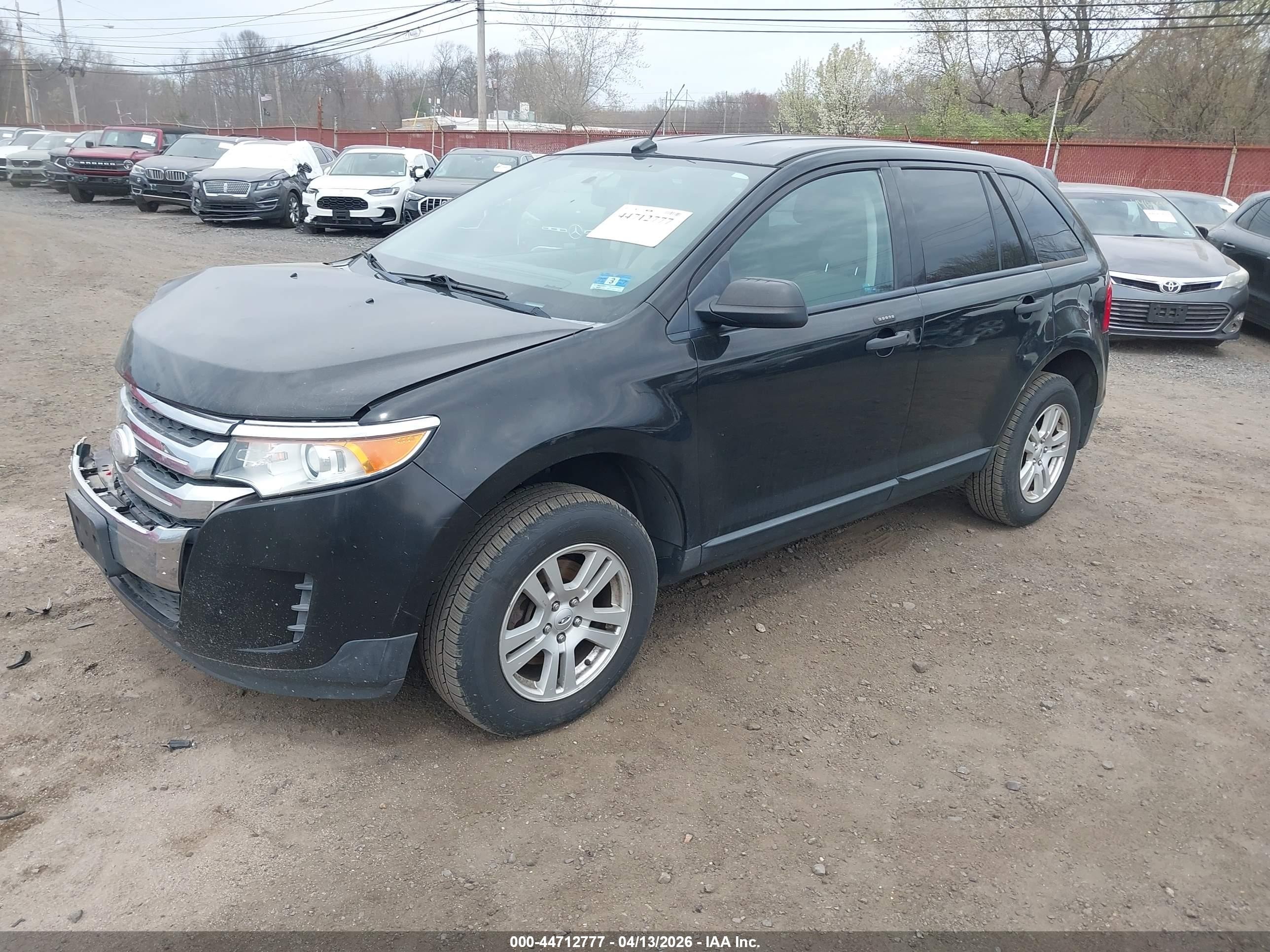 2013 Ford Edge Se Black vin: 2FMDK3GC9DBA12936