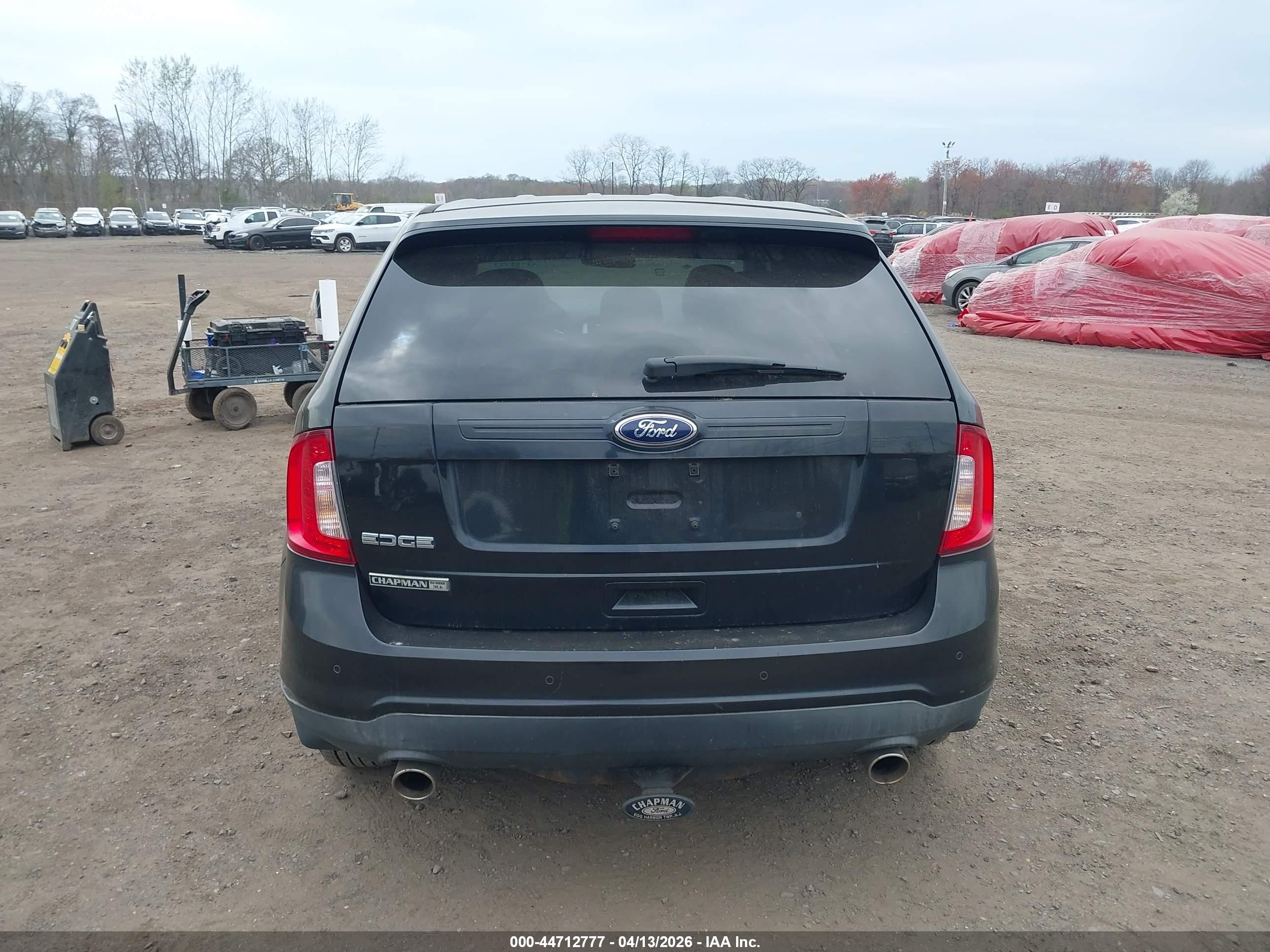 2013 Ford Edge Se Black vin: 2FMDK3GC9DBA12936