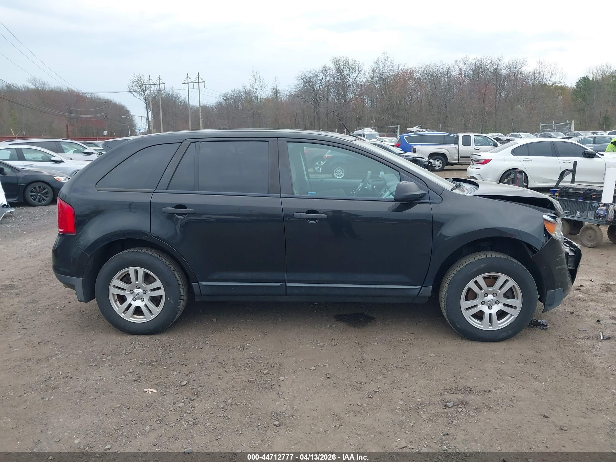 2013 Ford Edge Se Black vin: 2FMDK3GC9DBA12936