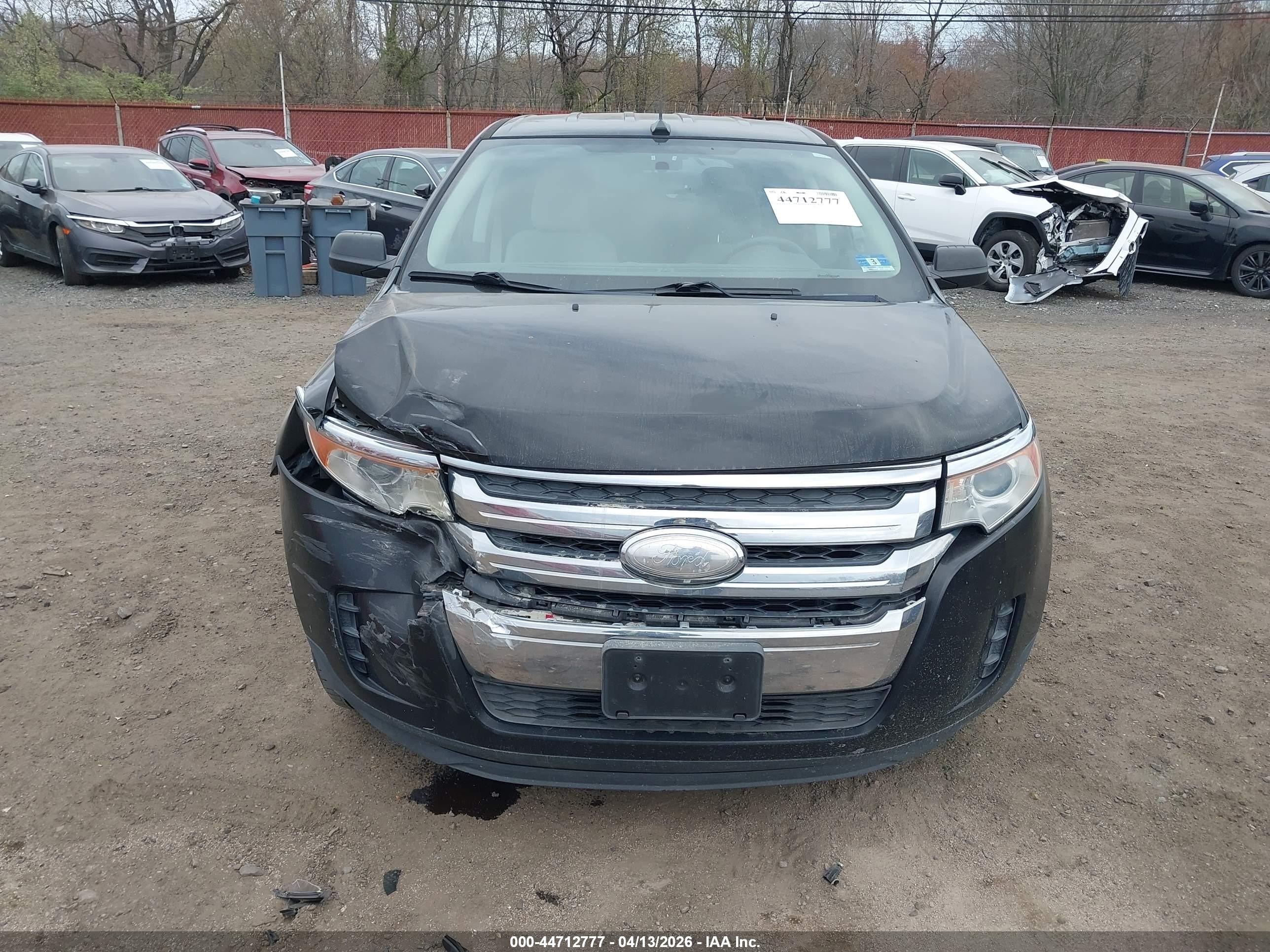 2013 Ford Edge Se Black vin: 2FMDK3GC9DBA12936