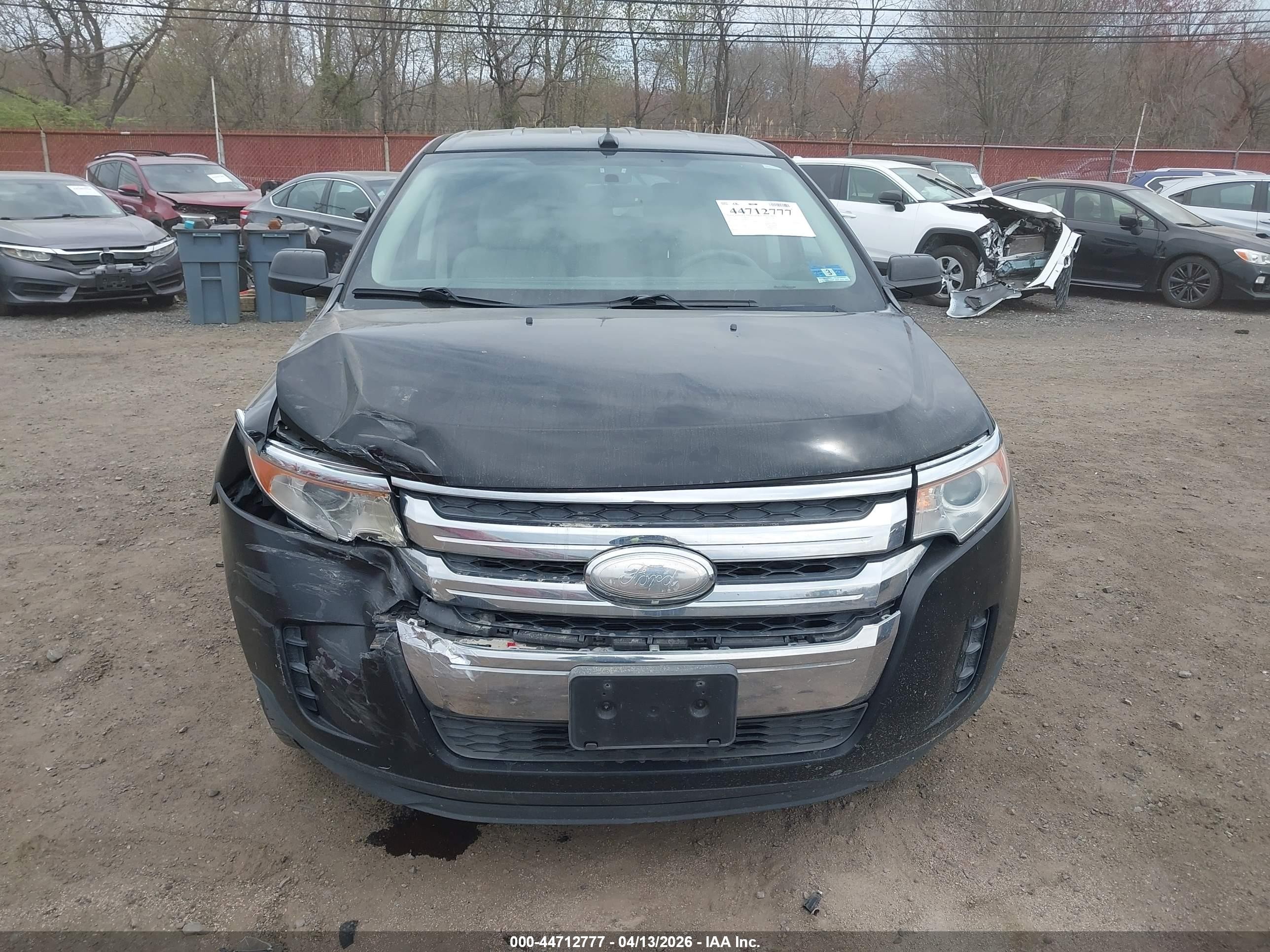 2013 Ford Edge Se Black vin: 2FMDK3GC9DBA12936