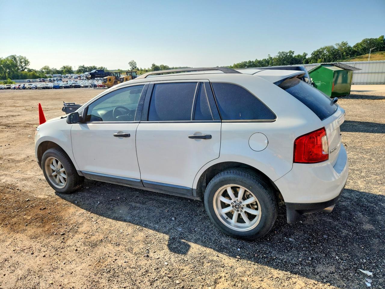 2013 Ford Edge Se White vin: 2FMDK3GC9DBA63742