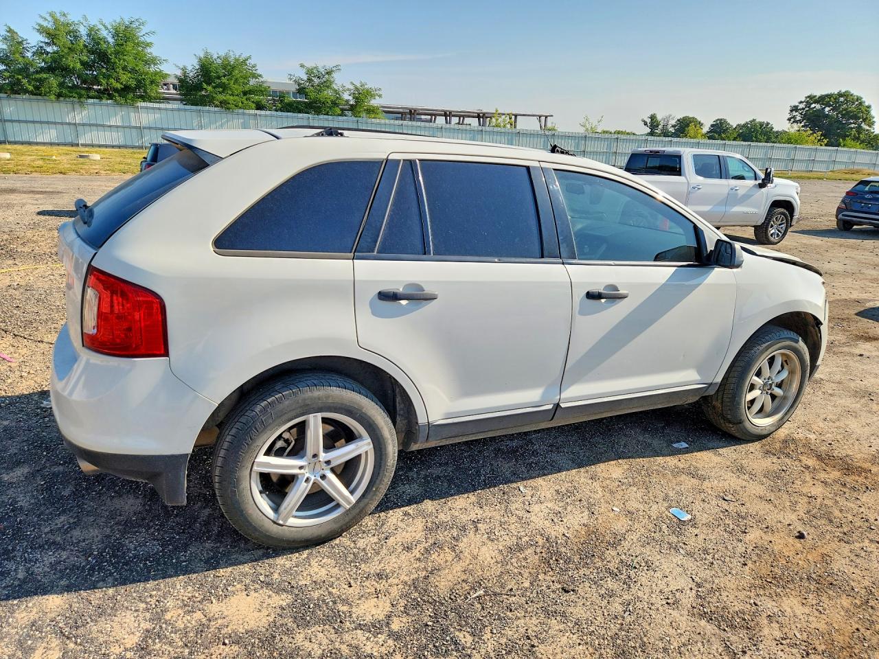 2013 Ford Edge Se White vin: 2FMDK3GC9DBA63742