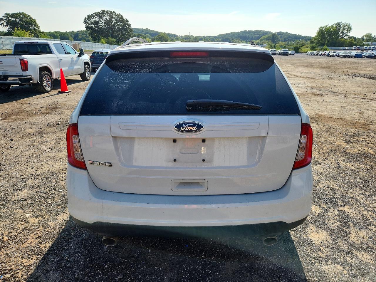 2013 Ford Edge Se White vin: 2FMDK3GC9DBA63742
