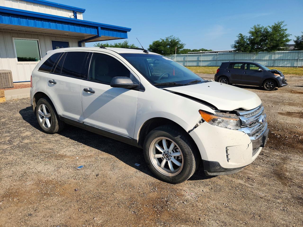 2013 Ford Edge Se White vin: 2FMDK3GC9DBA63742