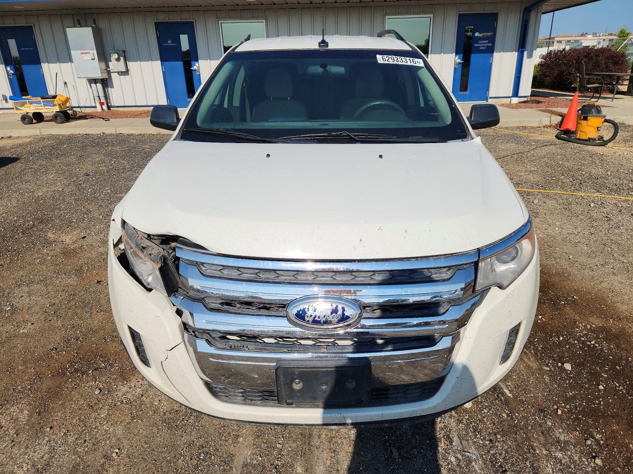 2013 Ford Edge Se White vin: 2FMDK3GC9DBA63742
