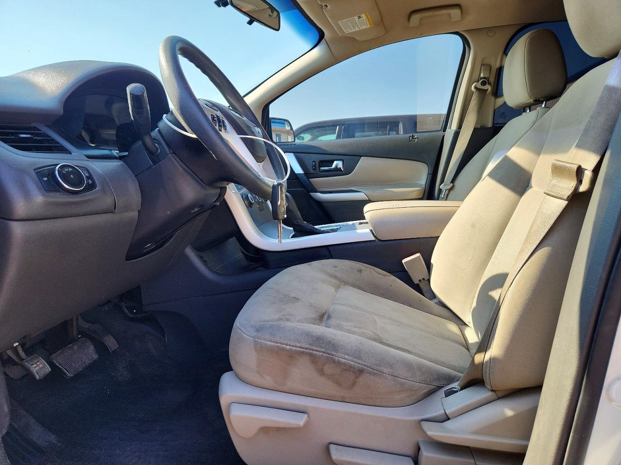 2013 Ford Edge Se White vin: 2FMDK3GC9DBA63742