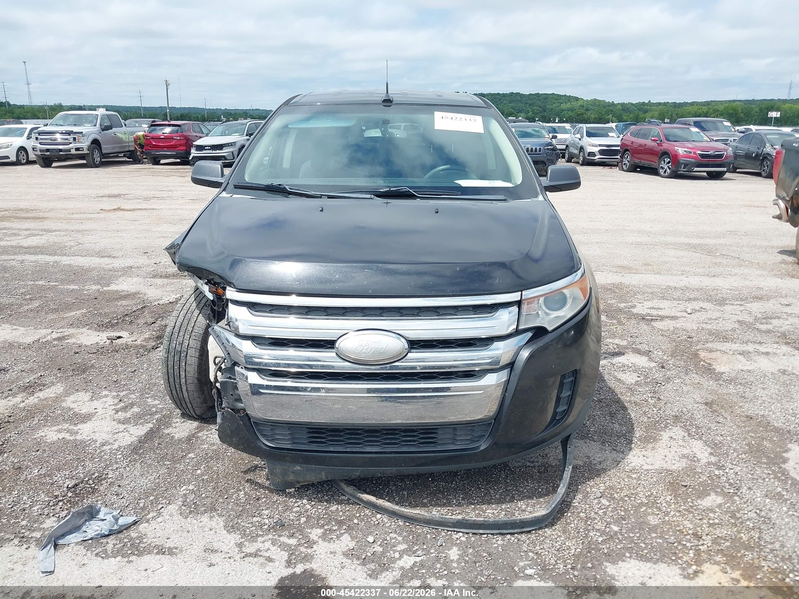 2013 Ford Edge Se Черный vin: 2FMDK3GC9DBA89841