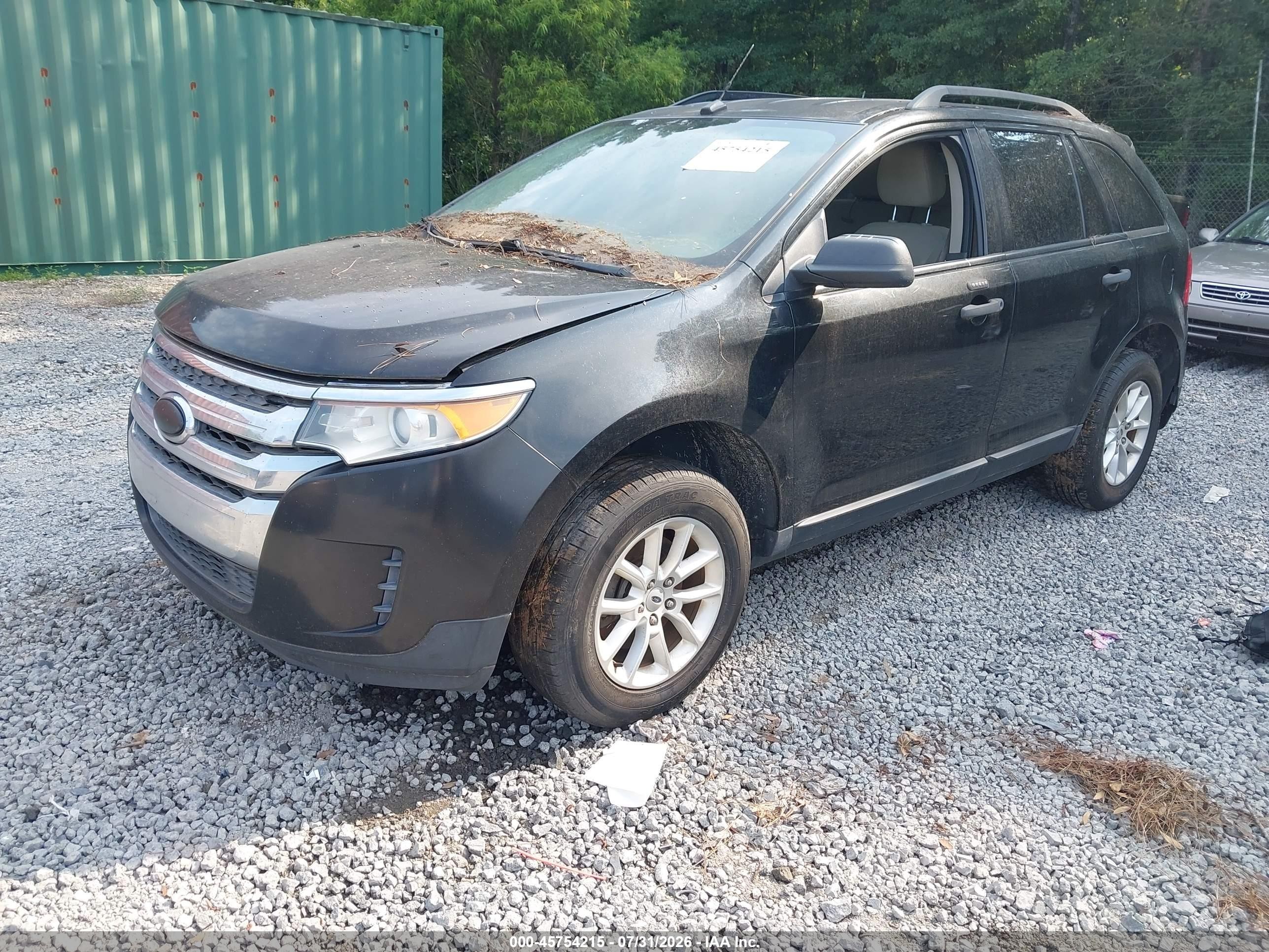 2013 Ford Edge Se Black vin: 2FMDK3GC9DBB04550