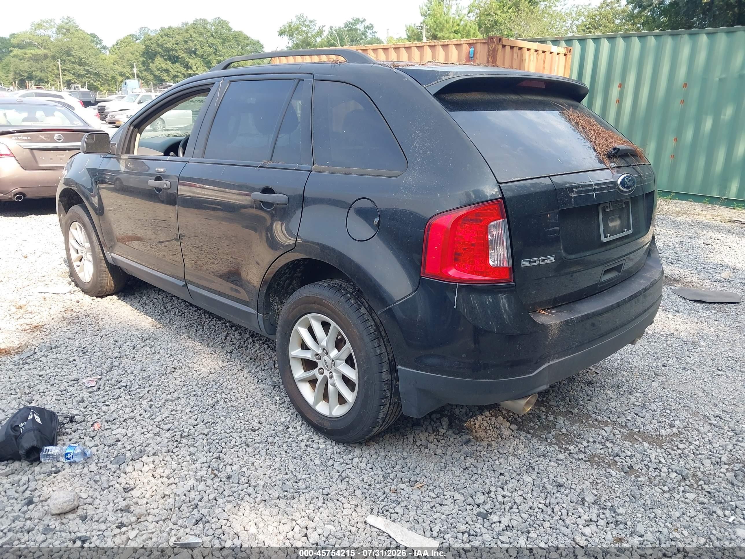 2013 Ford Edge Se Black vin: 2FMDK3GC9DBB04550
