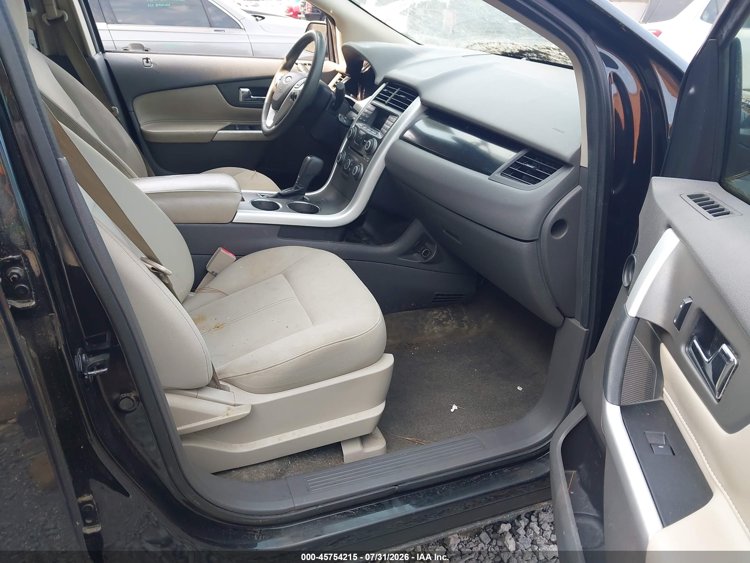 2013 Ford Edge Se Black vin: 2FMDK3GC9DBB04550