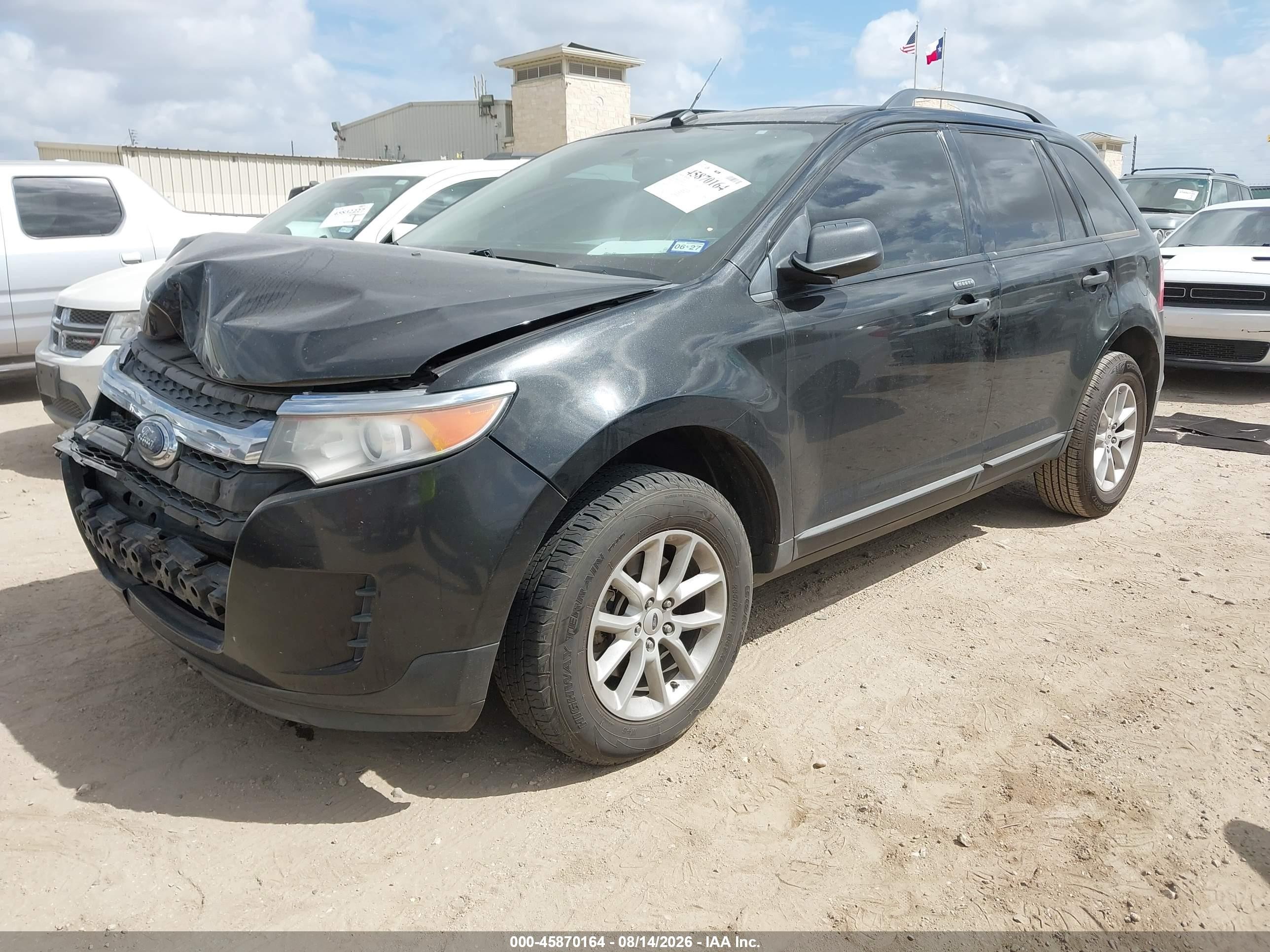 2013 Ford Edge Se Black vin: 2FMDK3GC9DBB43994