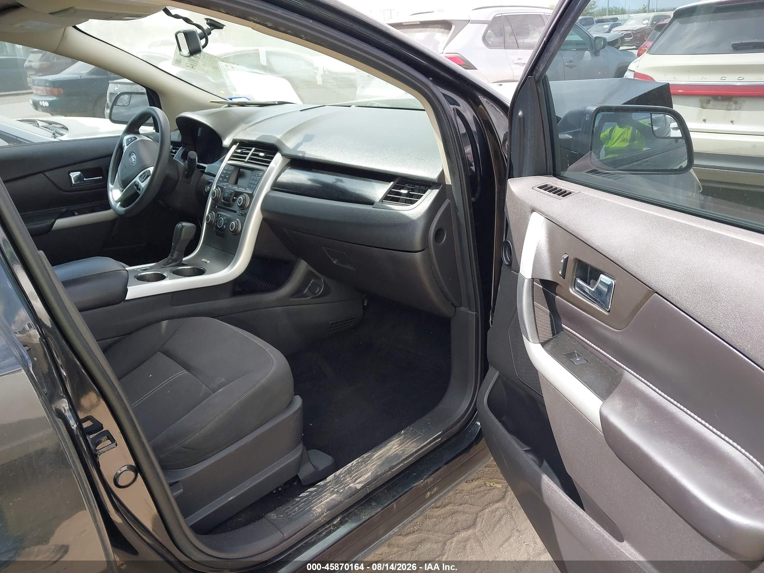 2013 Ford Edge Se Black vin: 2FMDK3GC9DBB43994
