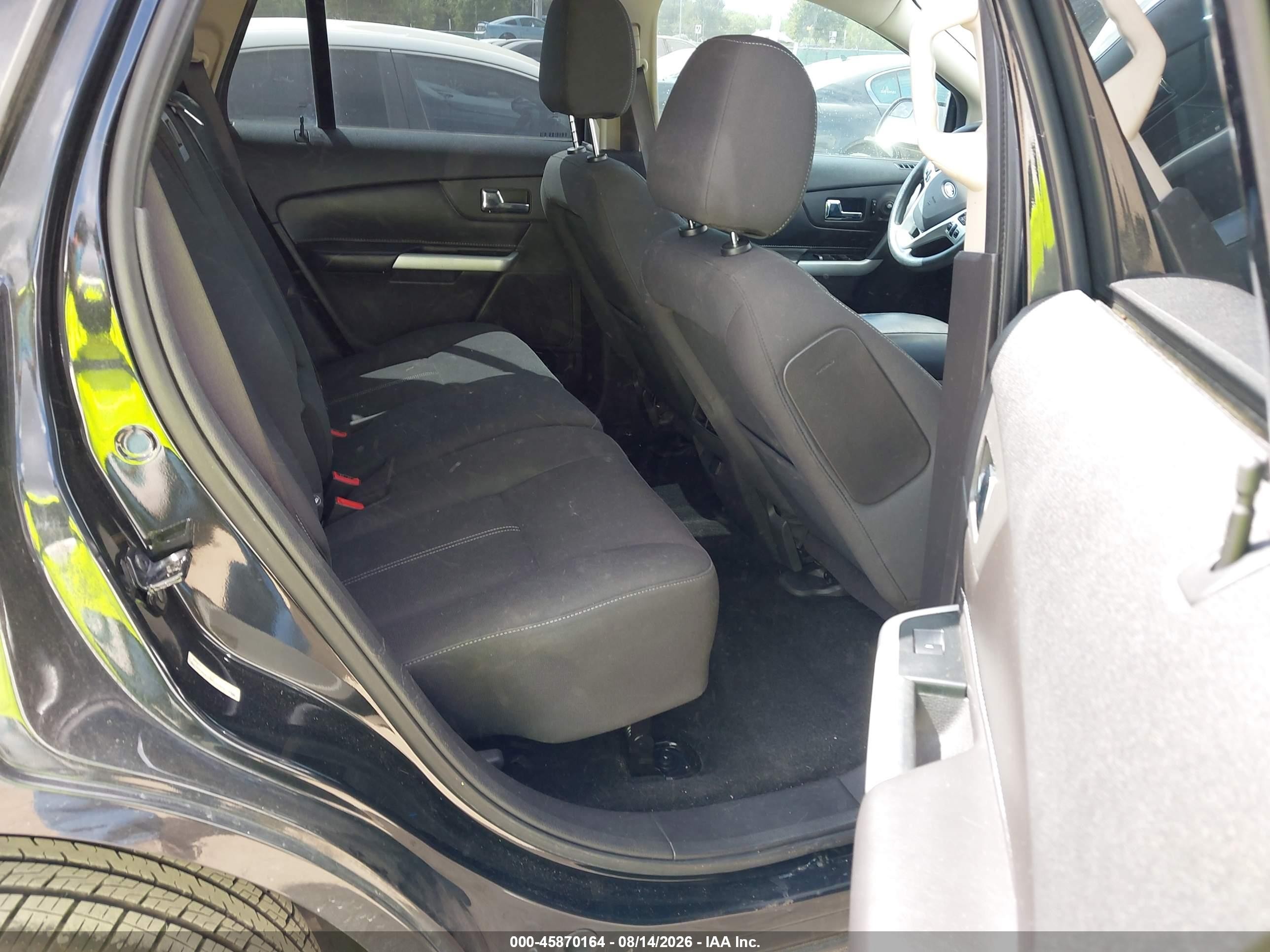 2013 Ford Edge Se Black vin: 2FMDK3GC9DBB43994
