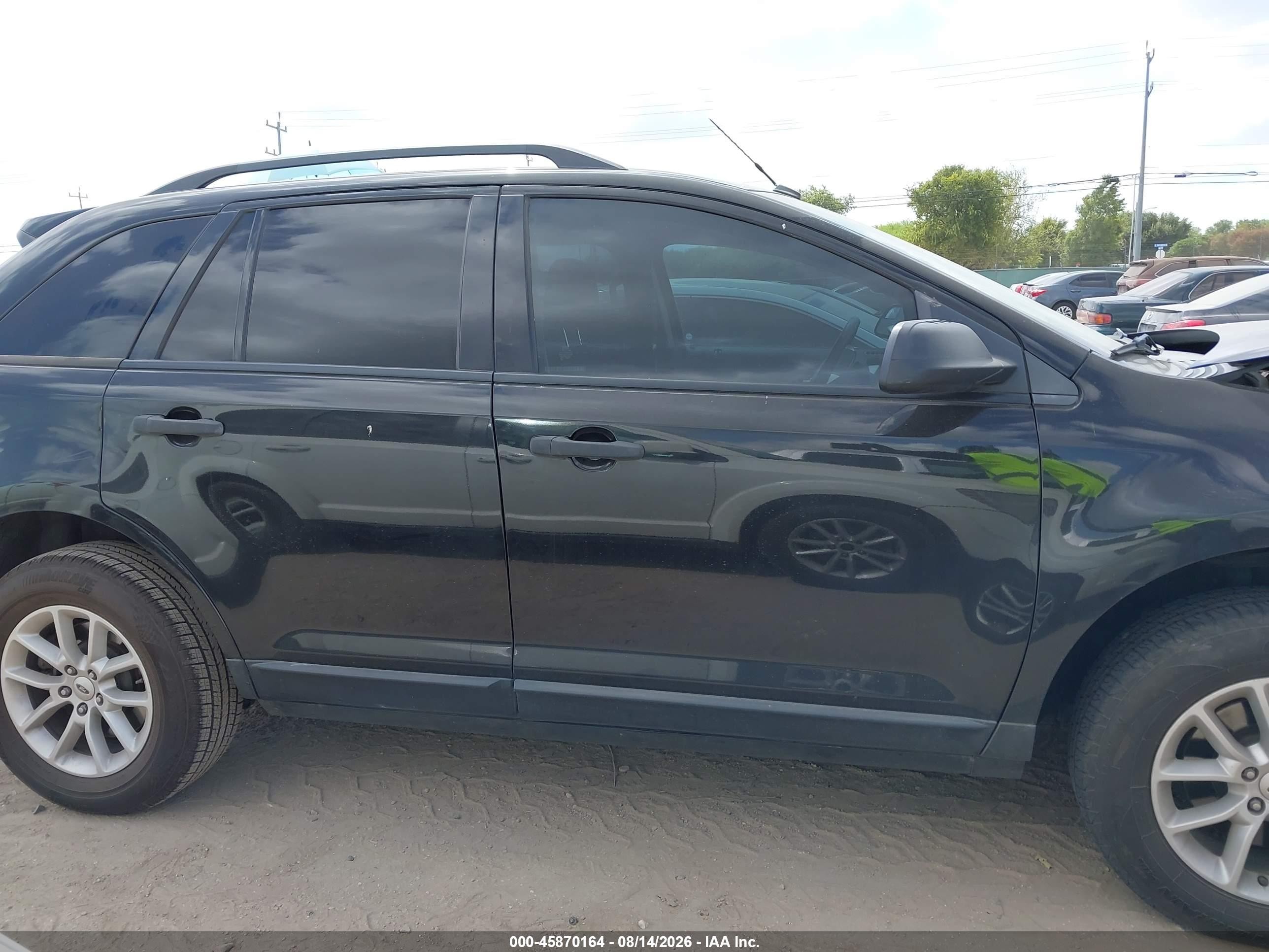 2013 Ford Edge Se Black vin: 2FMDK3GC9DBB43994
