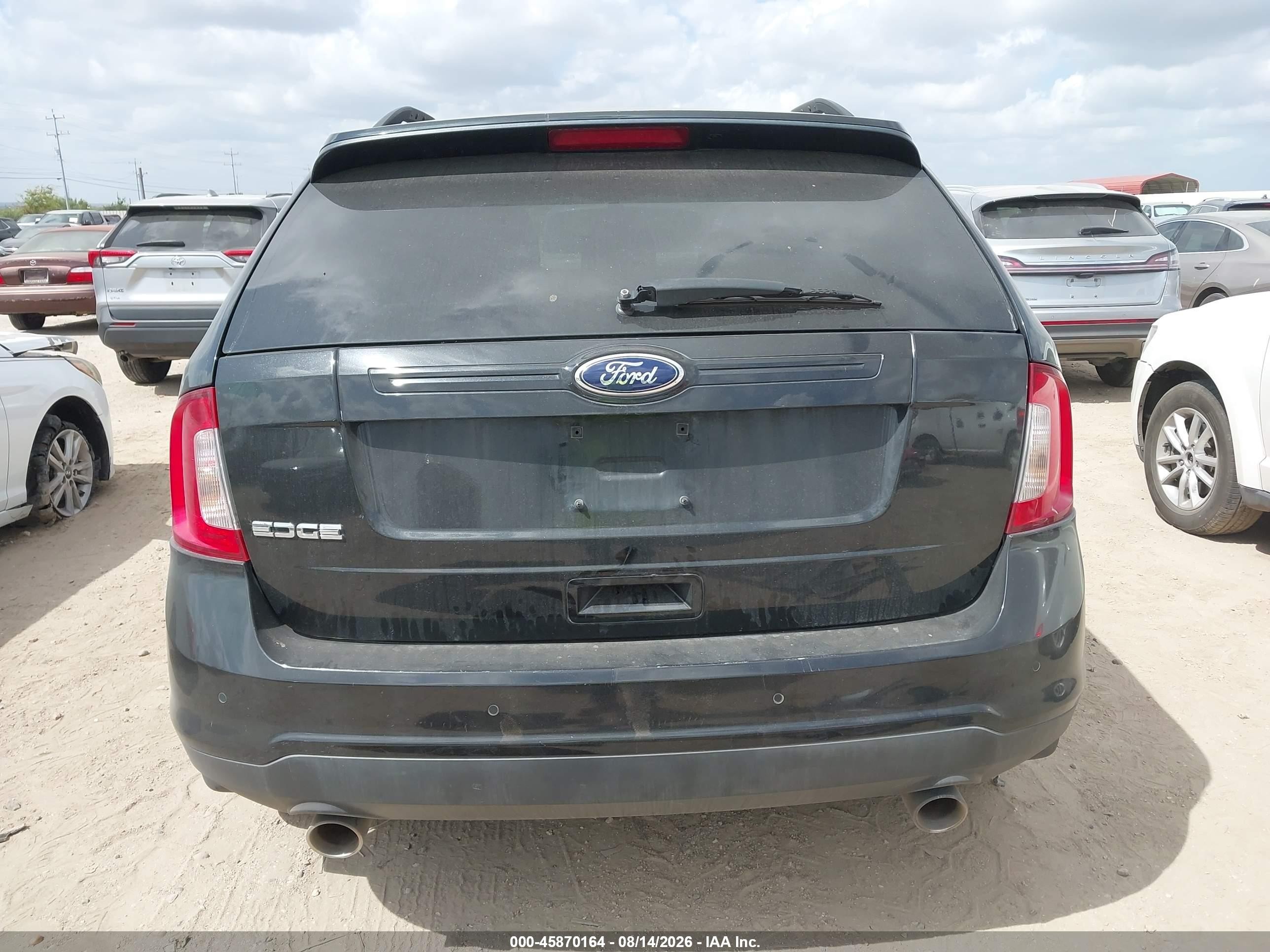 2013 Ford Edge Se Black vin: 2FMDK3GC9DBB43994