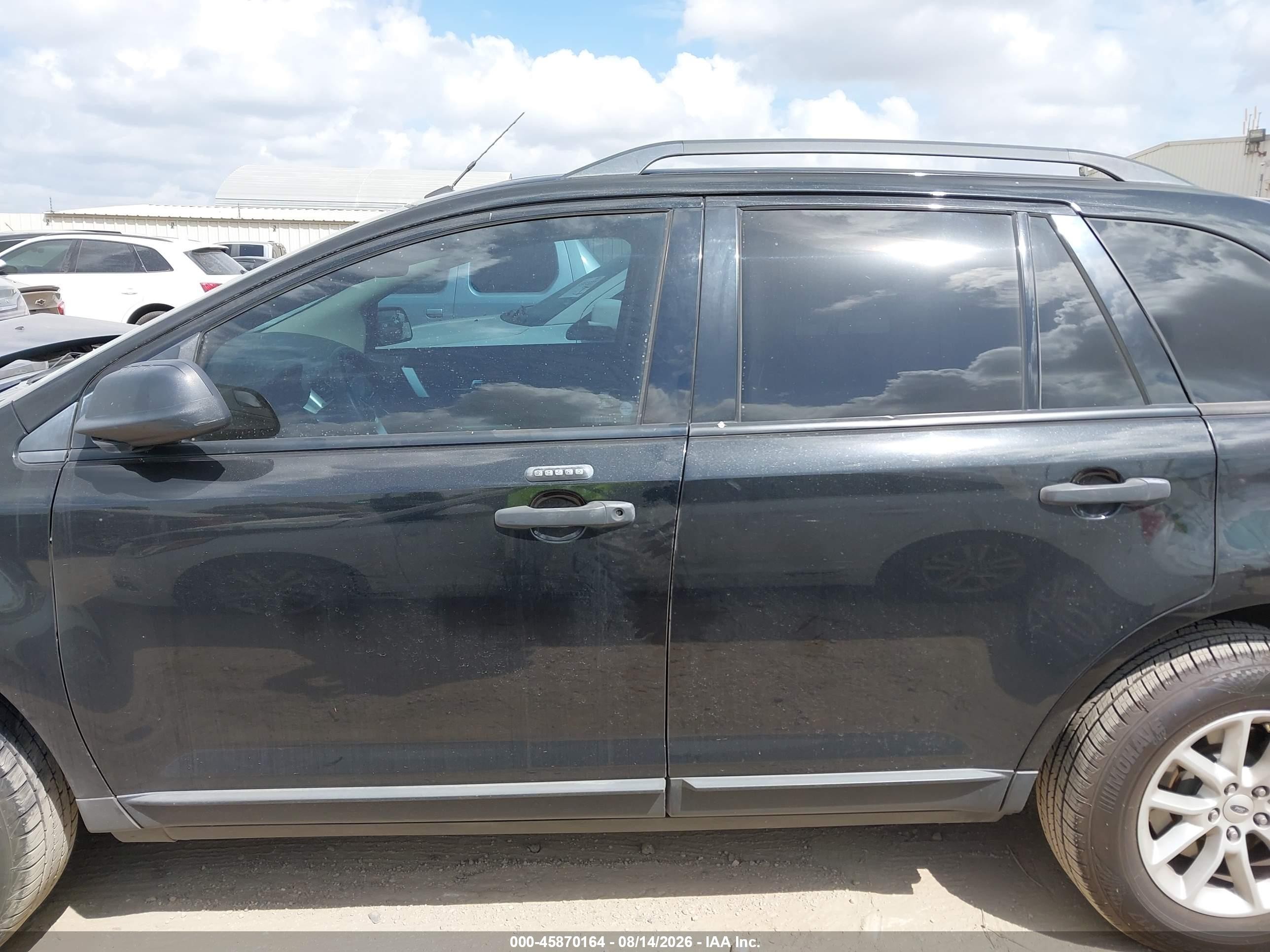 2013 Ford Edge Se Black vin: 2FMDK3GC9DBB43994