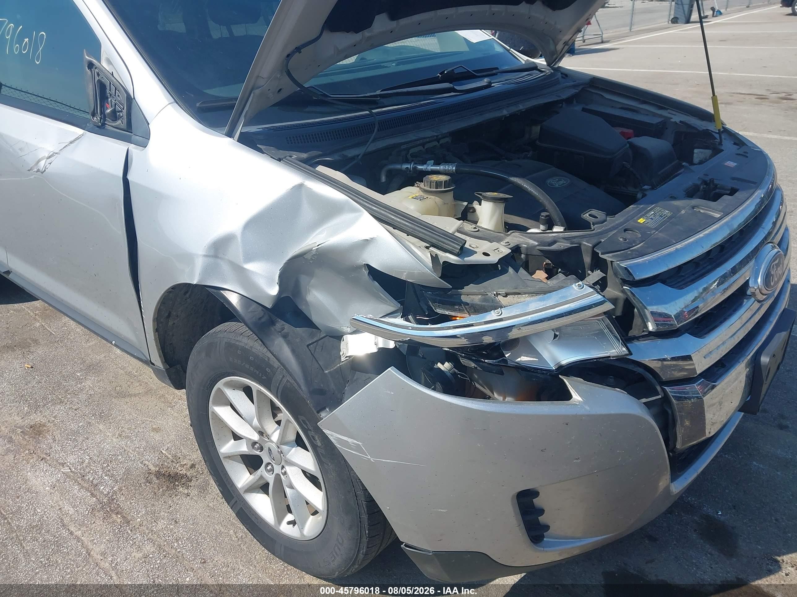 2013 Ford Edge Se Серебряный vin: 2FMDK3GC9DBB74078