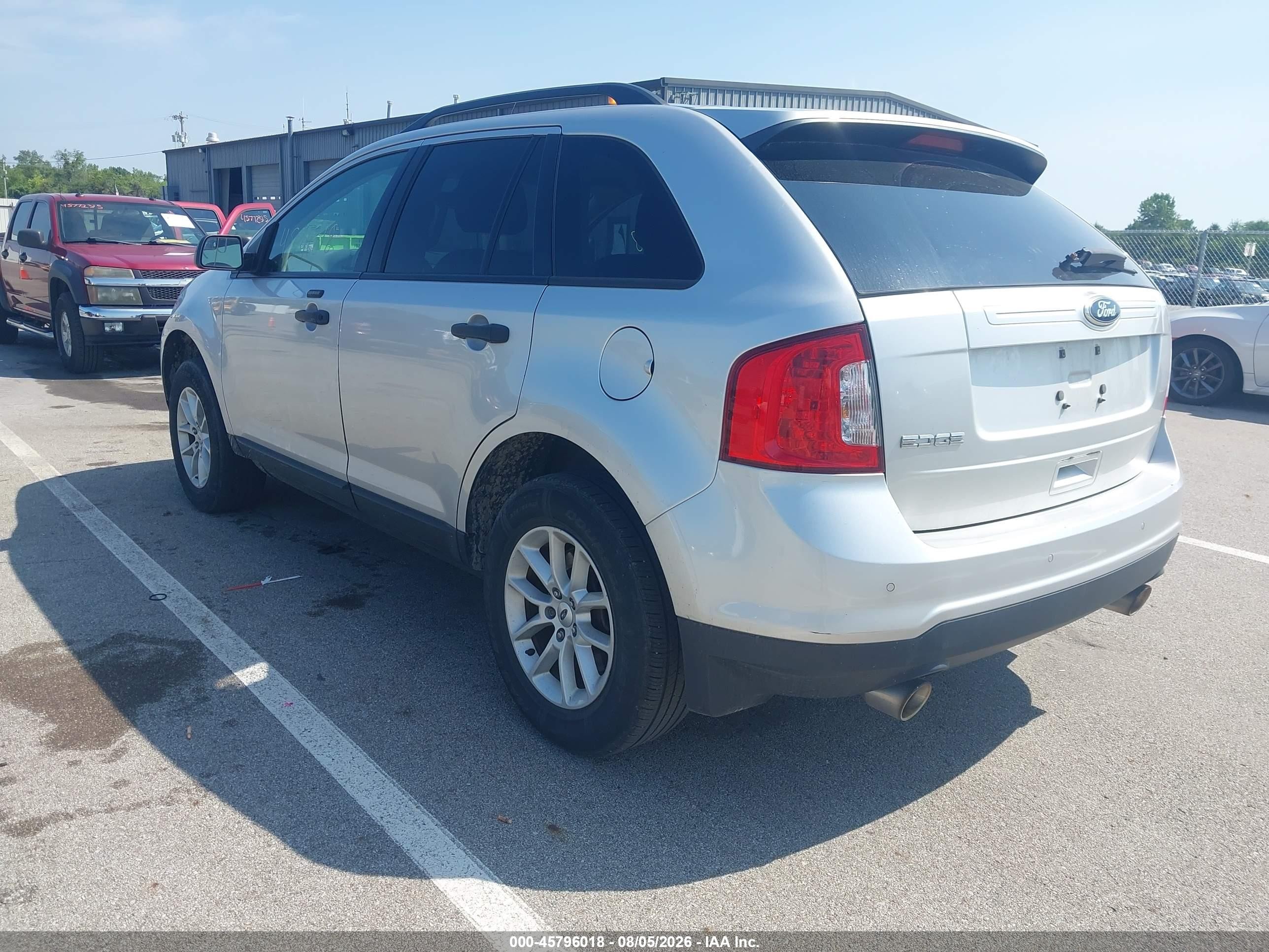 2013 Ford Edge Se Серебряный vin: 2FMDK3GC9DBB74078
