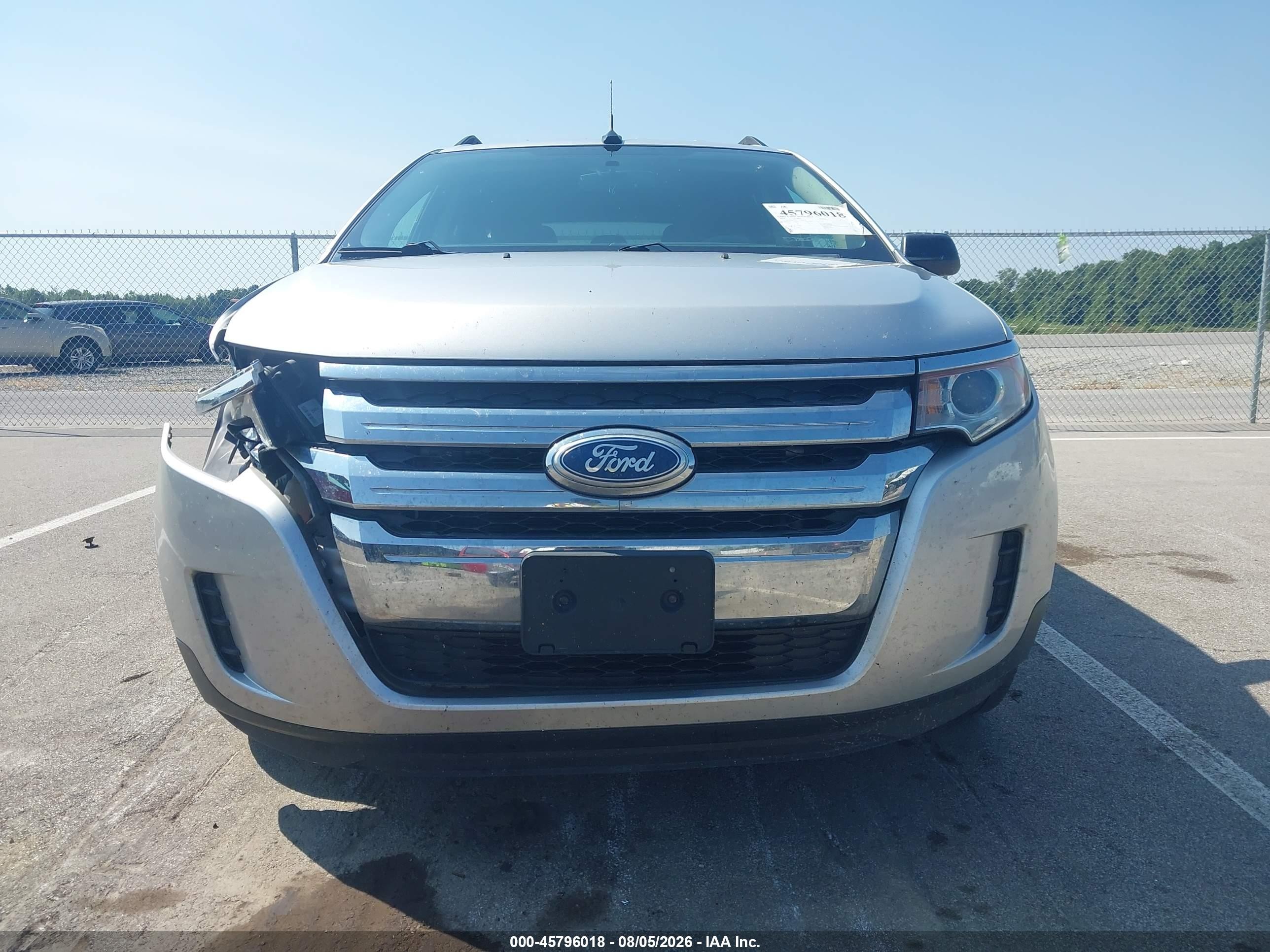 2013 Ford Edge Se Серебряный vin: 2FMDK3GC9DBB74078