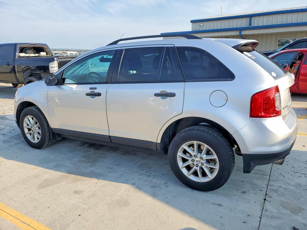 2013 Ford Edge Silver vin: 2FMDK3GC9DBE23320