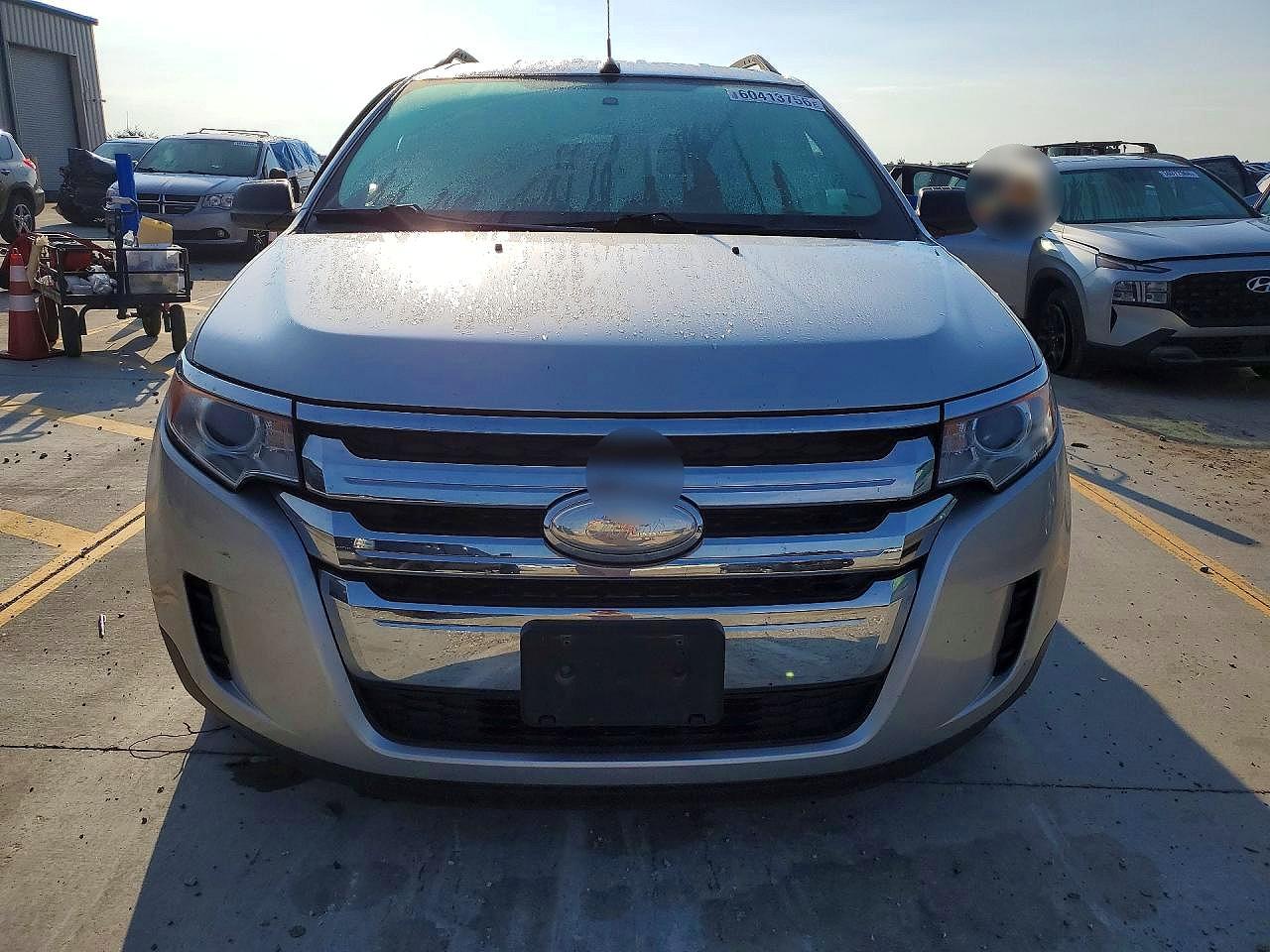 2013 Ford Edge Silver vin: 2FMDK3GC9DBE23320