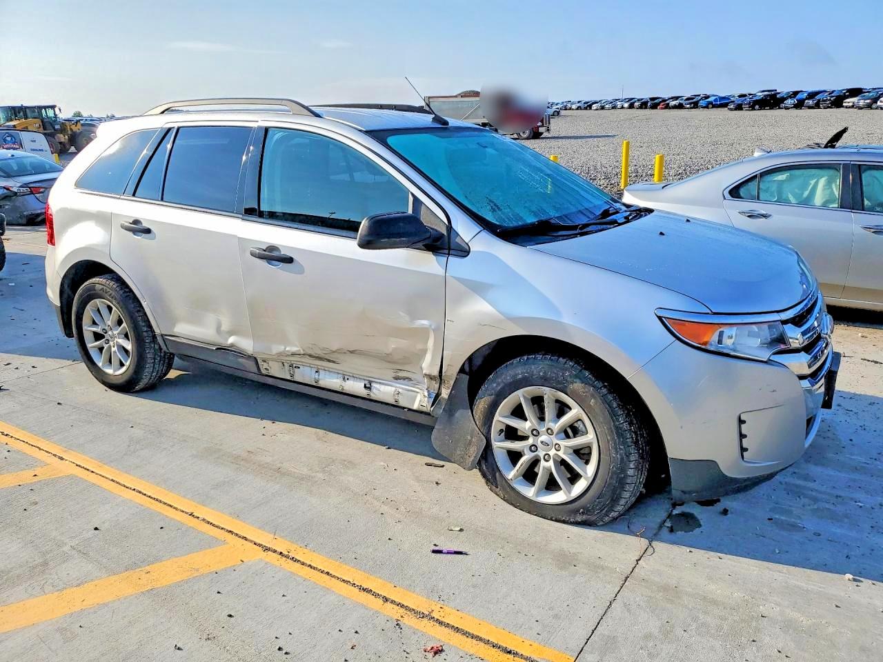 2013 Ford Edge Silver vin: 2FMDK3GC9DBE23320