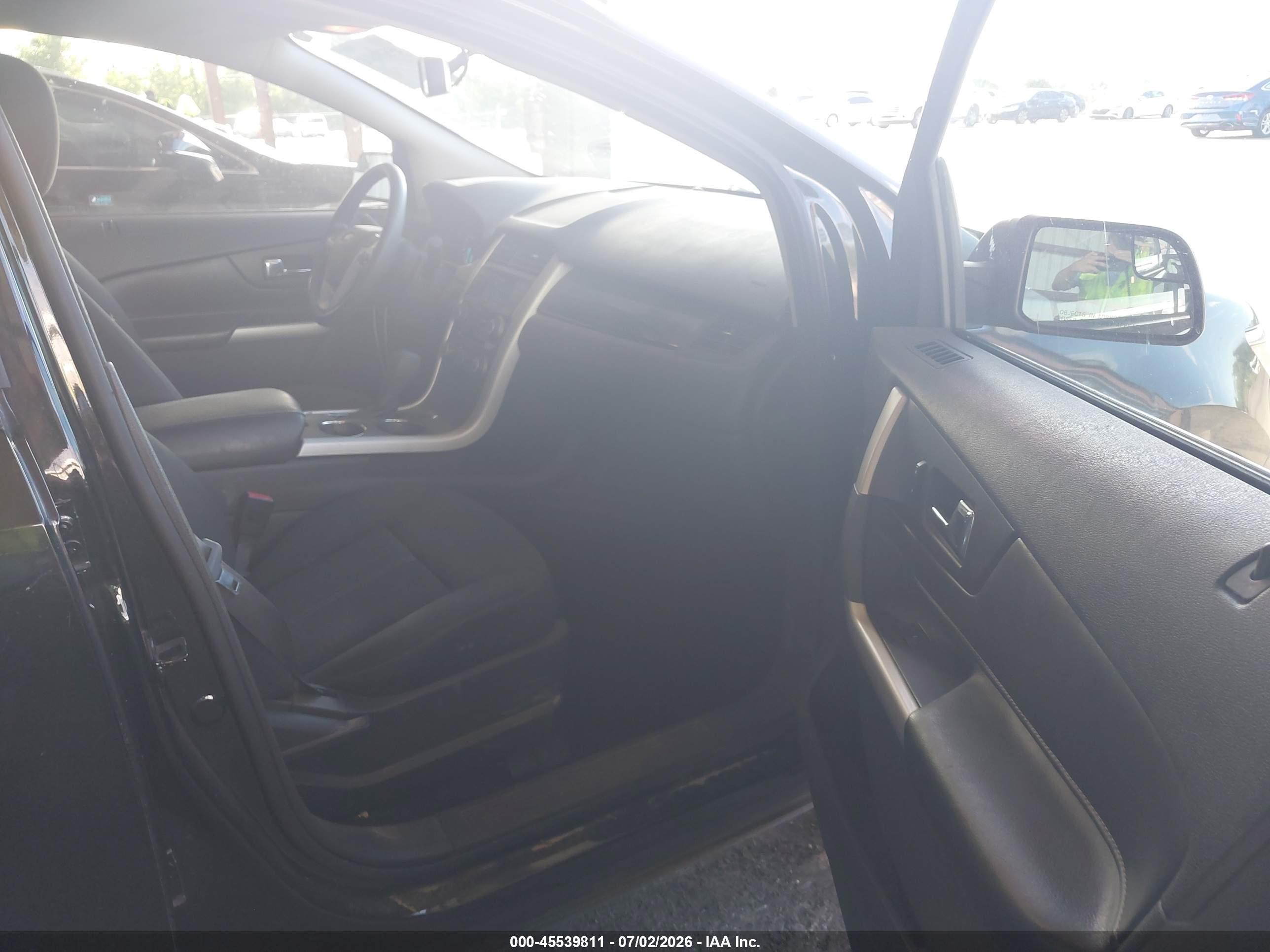 2014 Ford Edge Se Black vin: 2FMDK3GC9EBB52647