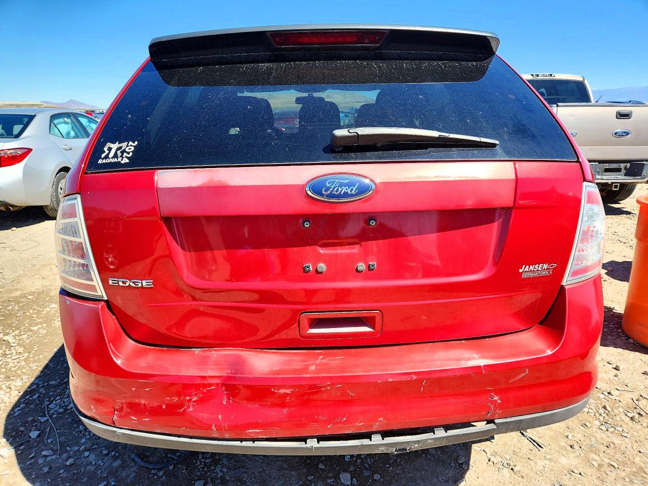 2010 Ford Edge Se Red vin: 2FMDK3GCXABA37131