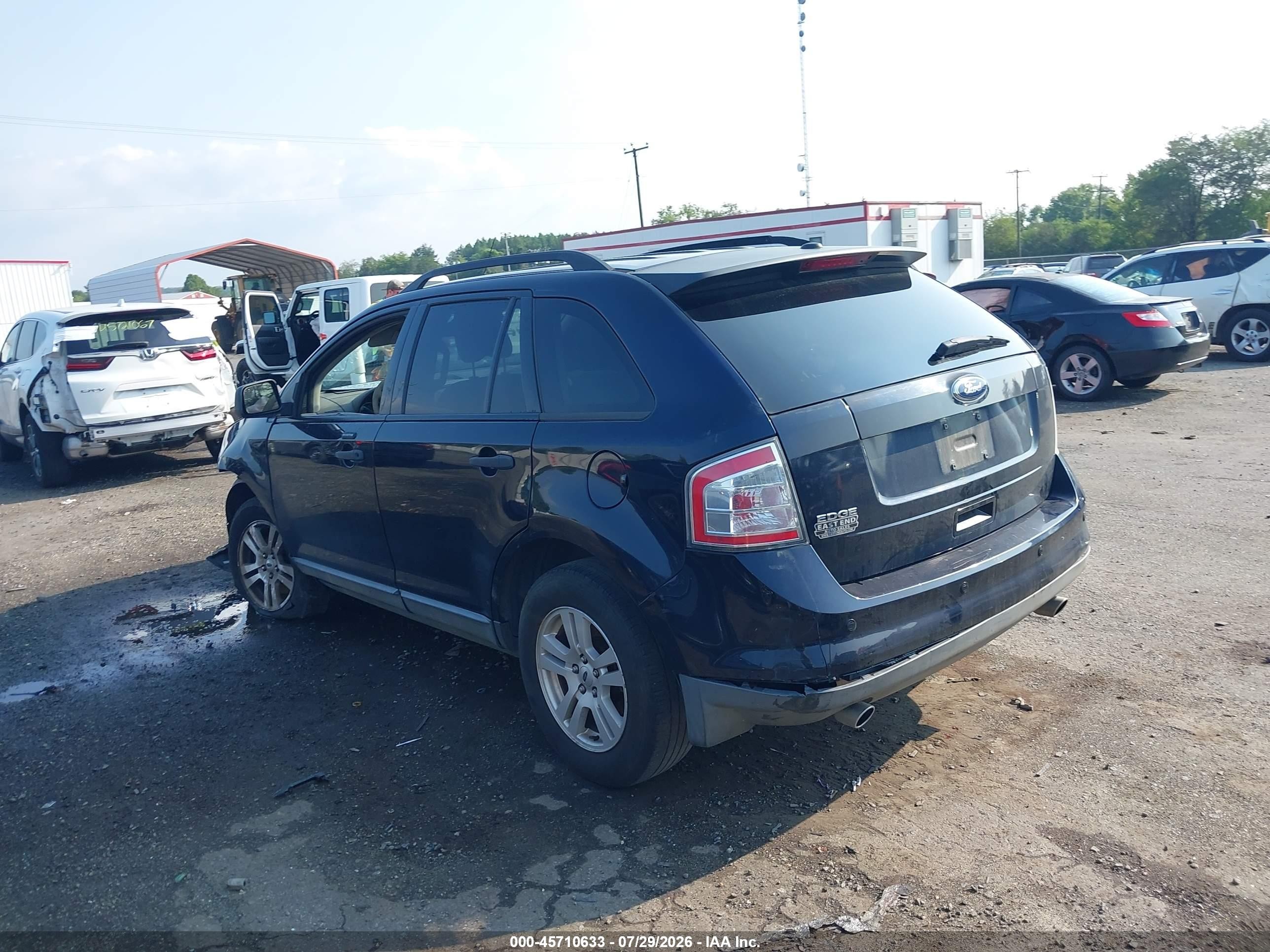 2010 Ford Edge Se Черный vin: 2FMDK3GCXABA73191