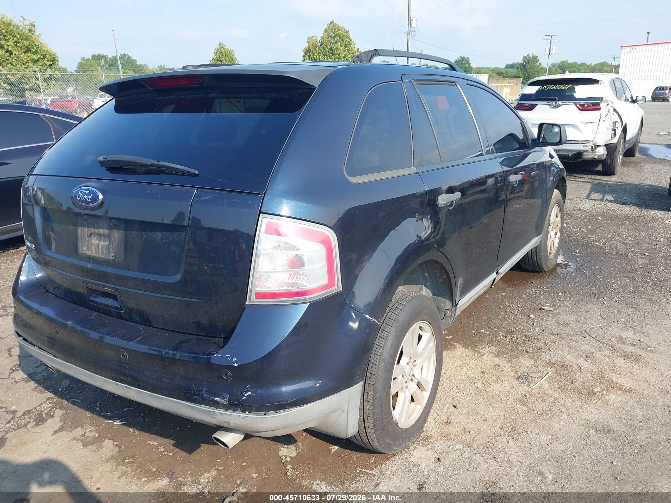 2010 Ford Edge Se Черный vin: 2FMDK3GCXABA73191