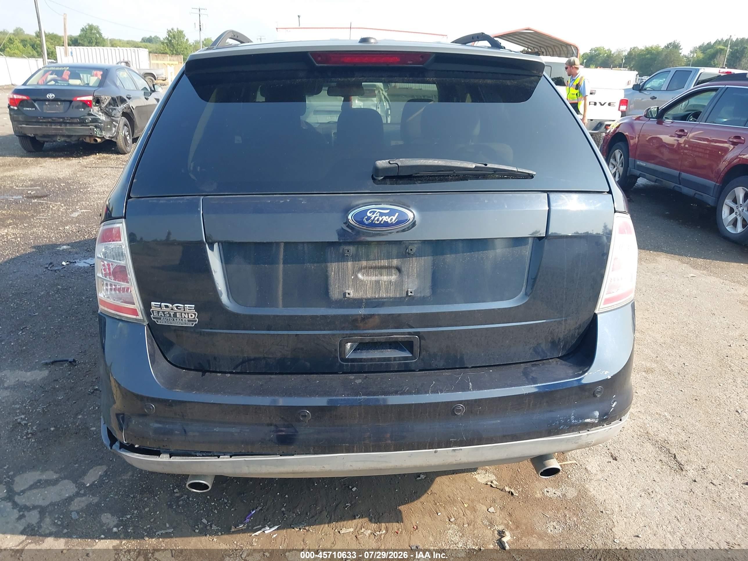 2010 Ford Edge Se Черный vin: 2FMDK3GCXABA73191