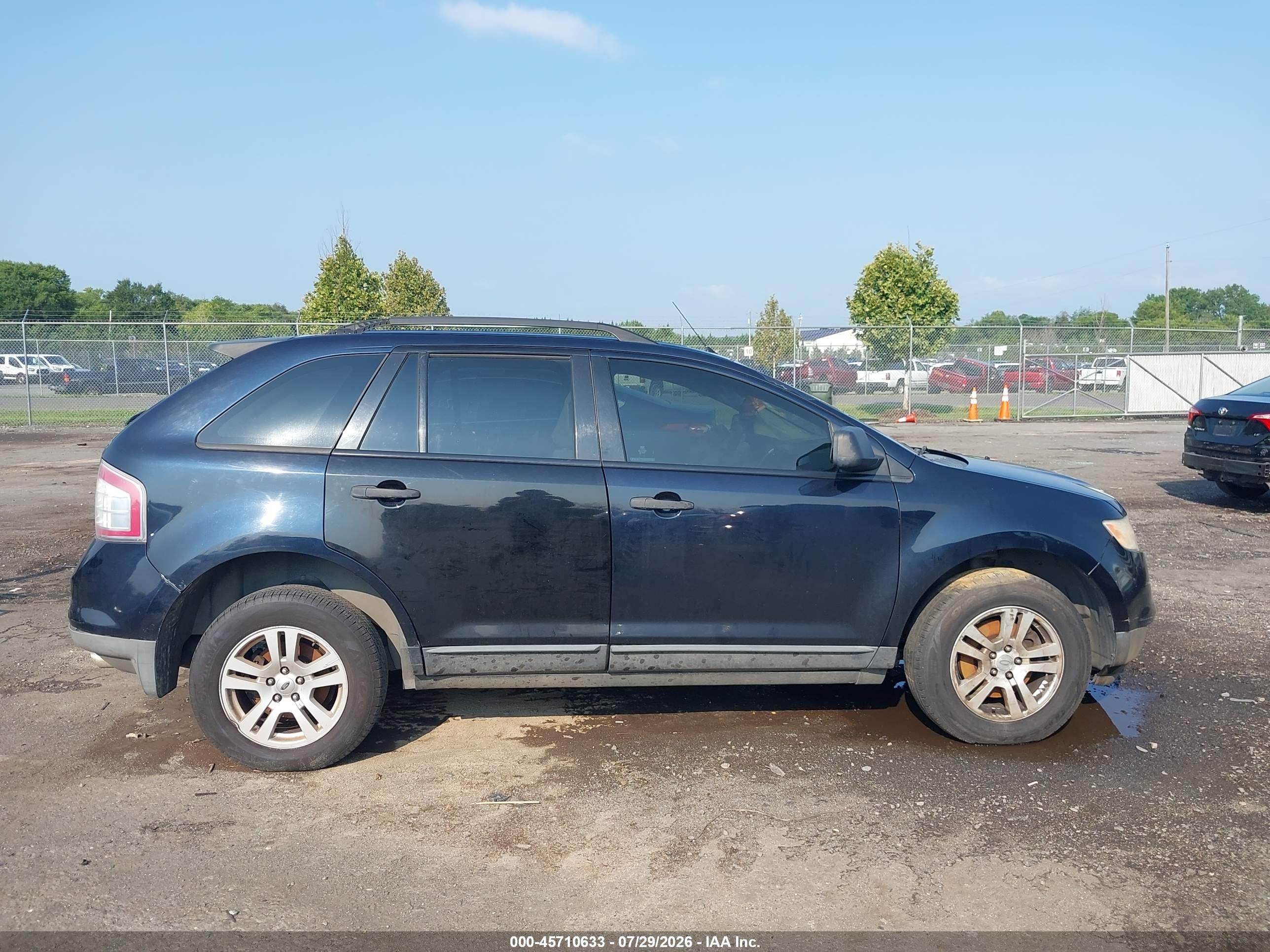 2010 Ford Edge Se Черный vin: 2FMDK3GCXABA73191