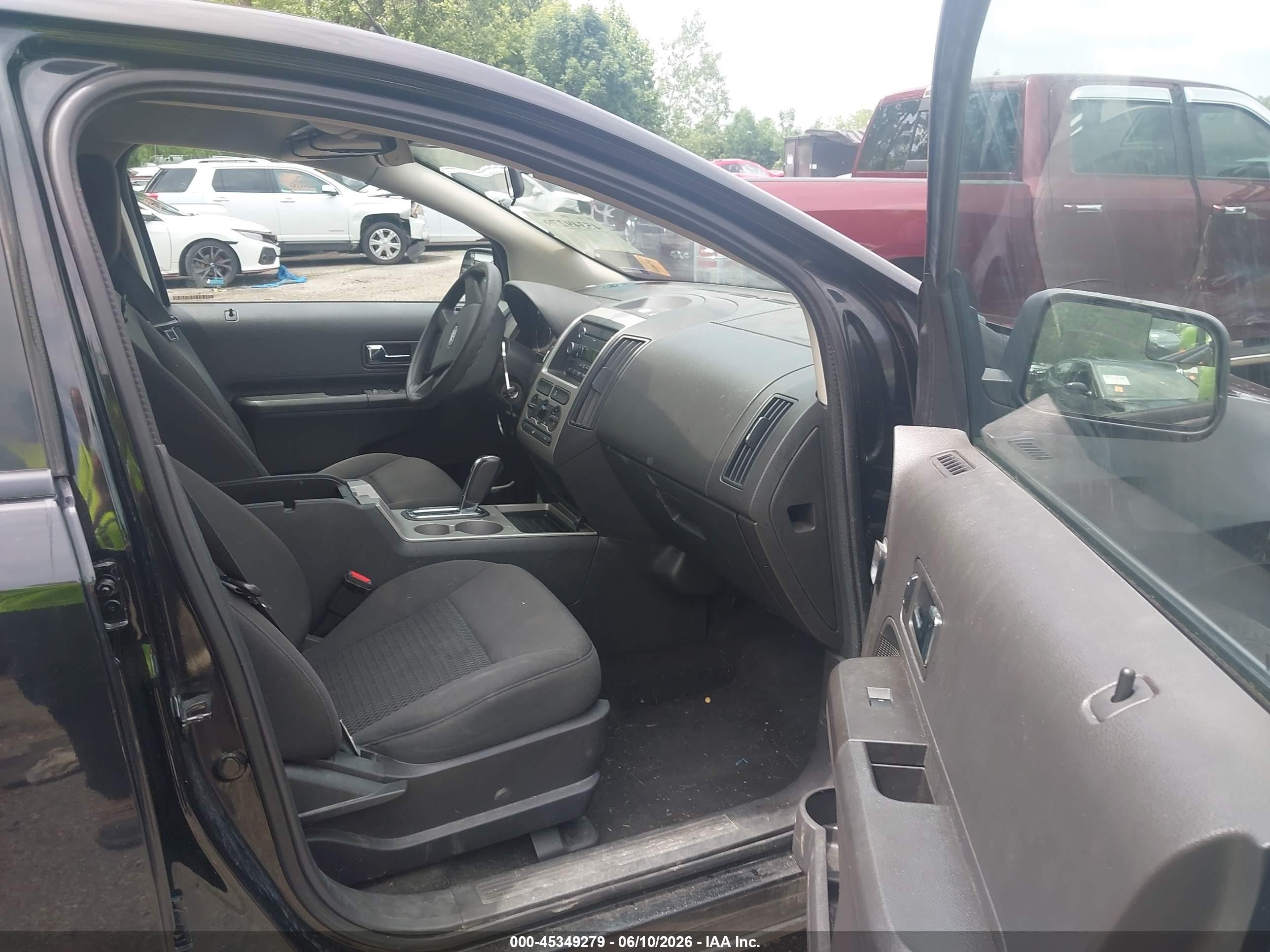 2010 Ford Edge Se Black vin: 2FMDK3GCXABB25838