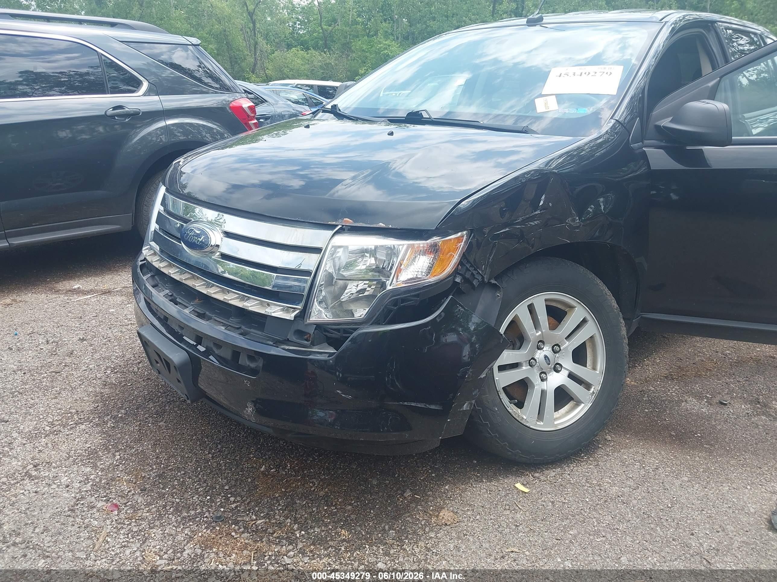 2010 Ford Edge Se Black vin: 2FMDK3GCXABB25838