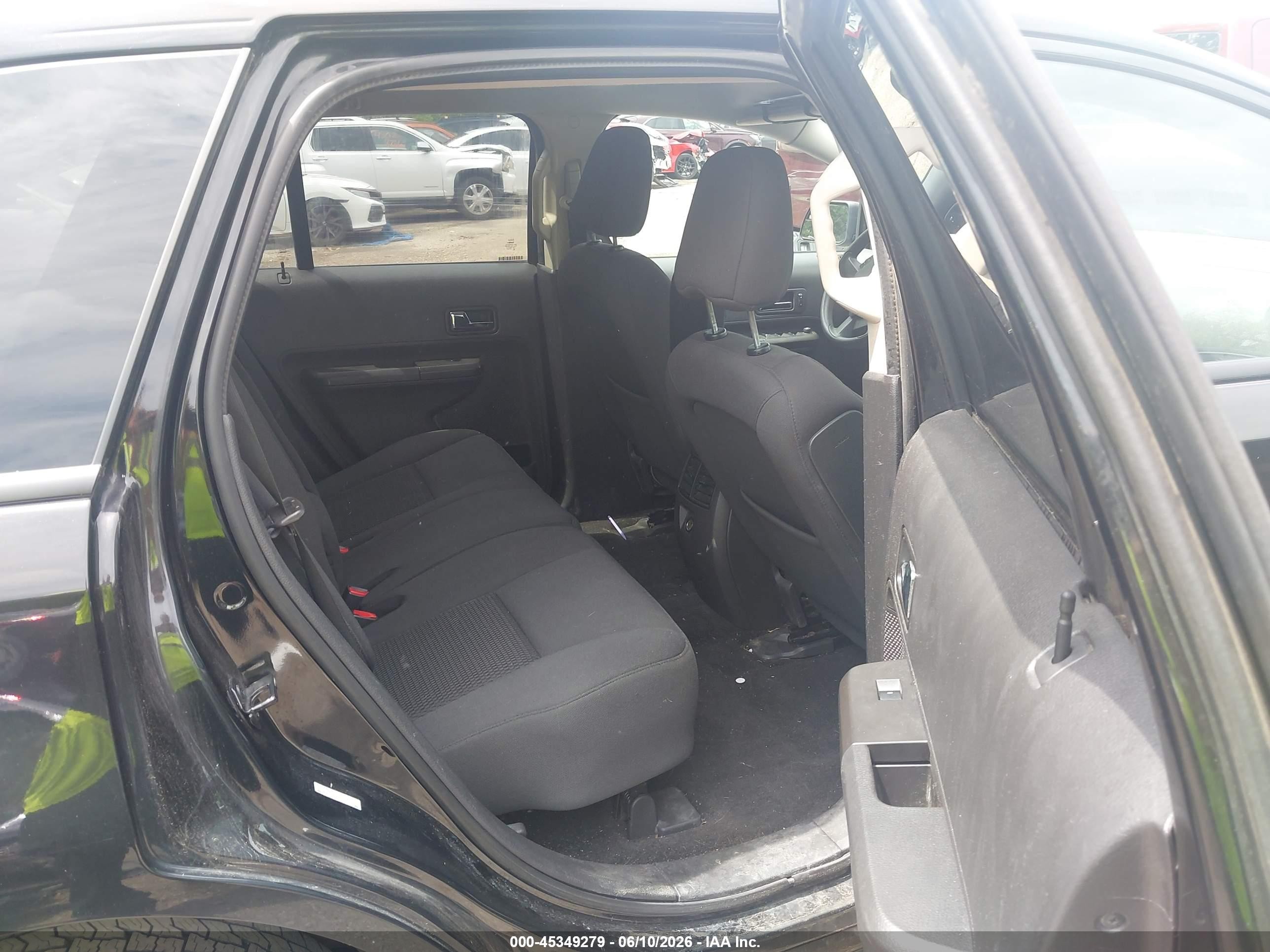 2010 Ford Edge Se Black vin: 2FMDK3GCXABB25838