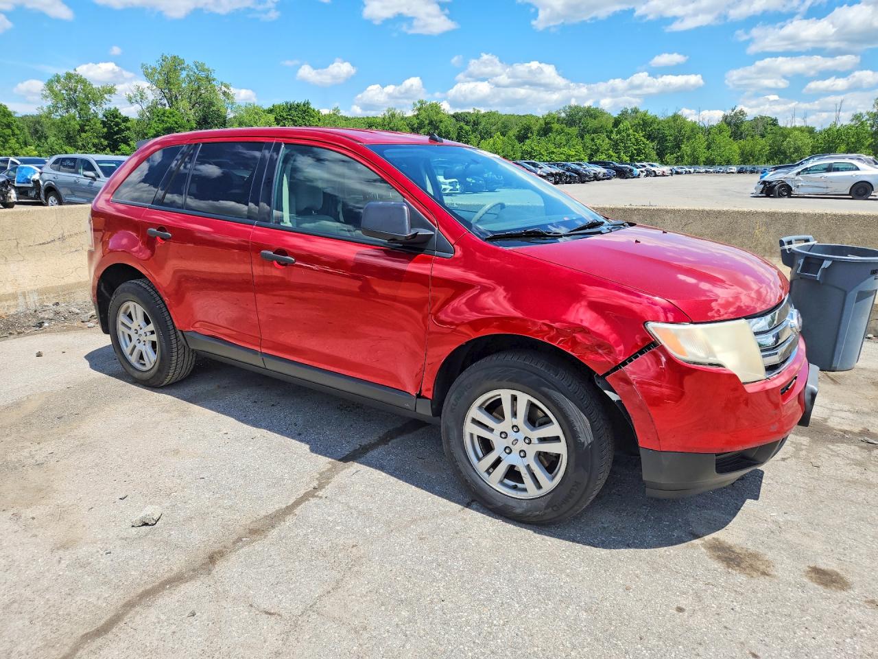 2010 Ford Edge Se Red vin: 2FMDK3GCXABB75784